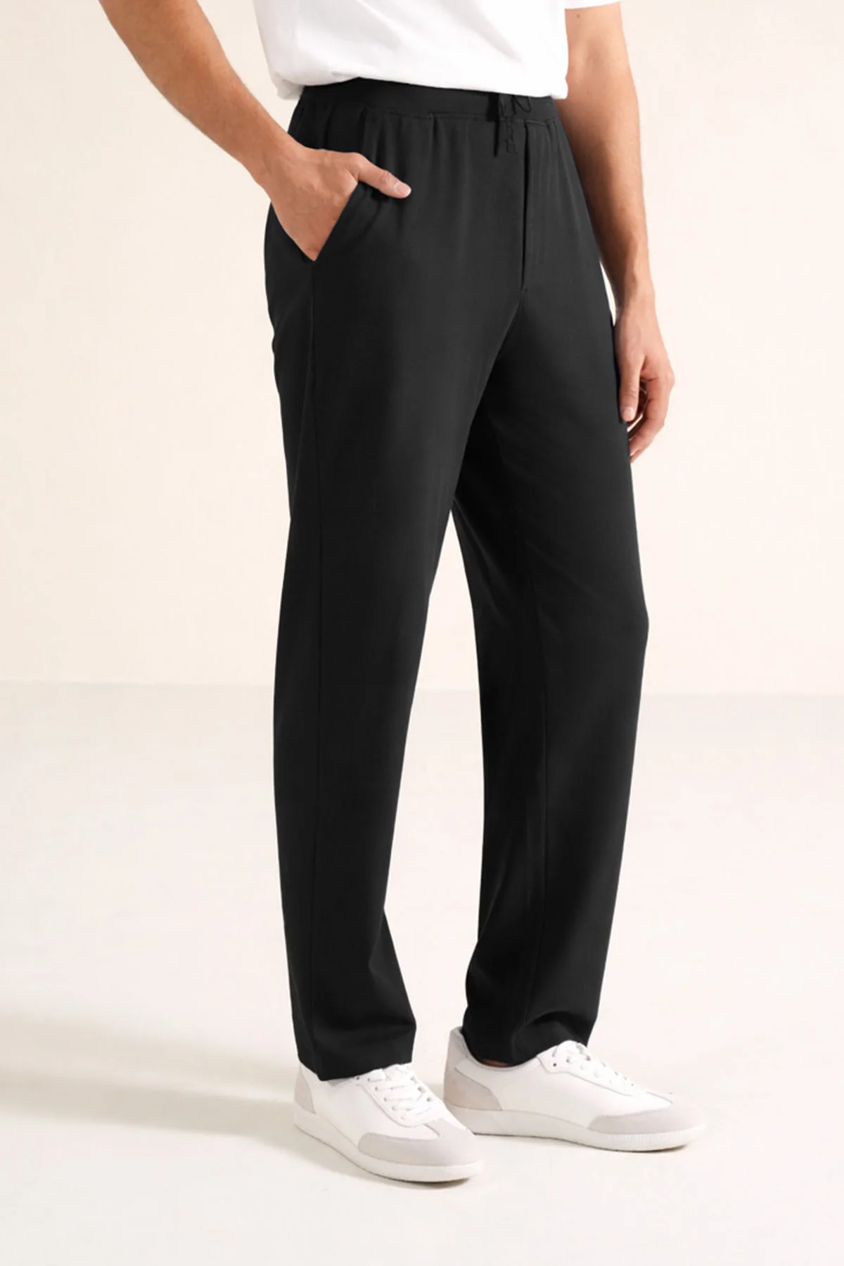 MEN BASIC SWEATPANTS-DOUBLE KNIT LIGHT