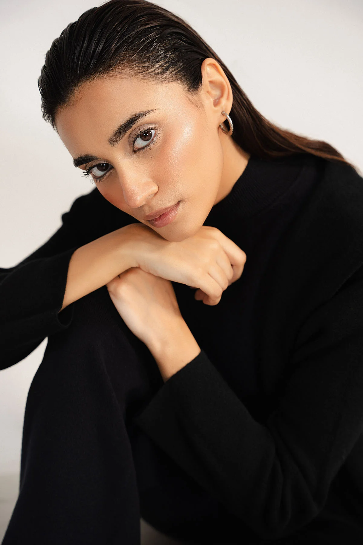 BLACK CARDIGAN - KNIT WEAR - Image 5