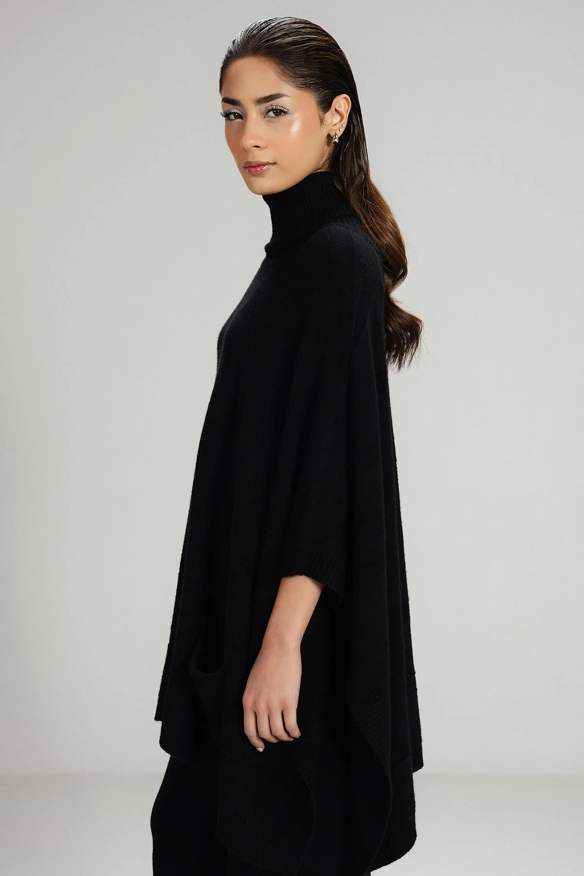 BLACK CO-ORD SET - KNIT WEAR - Image 3