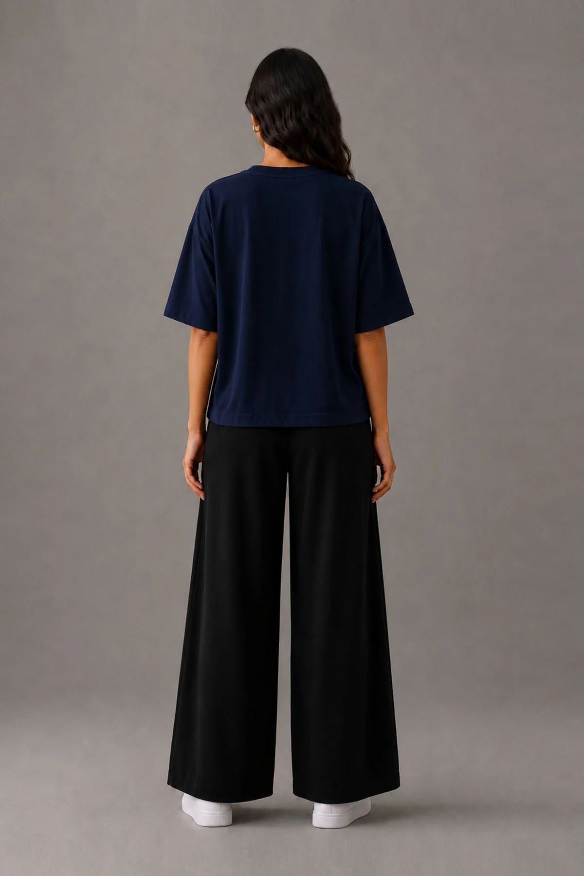 BOXY T-SHIRT CREW SUPIMA COTTON - Image 4