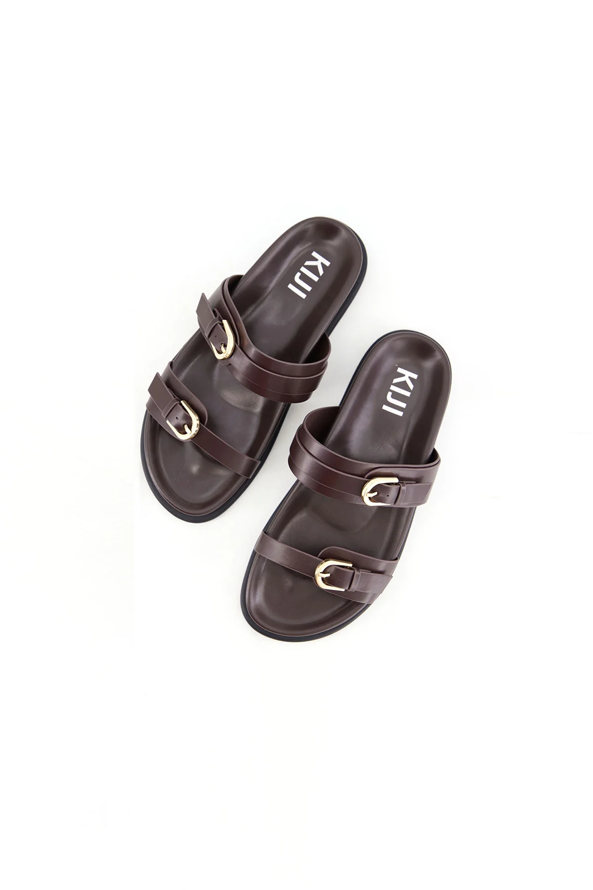 BUCKLED SLIDER SANDALS - Image 4