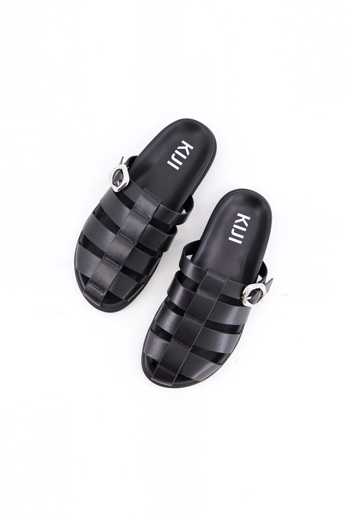 BUCKLED SLIDER SANDALS - Image 4
