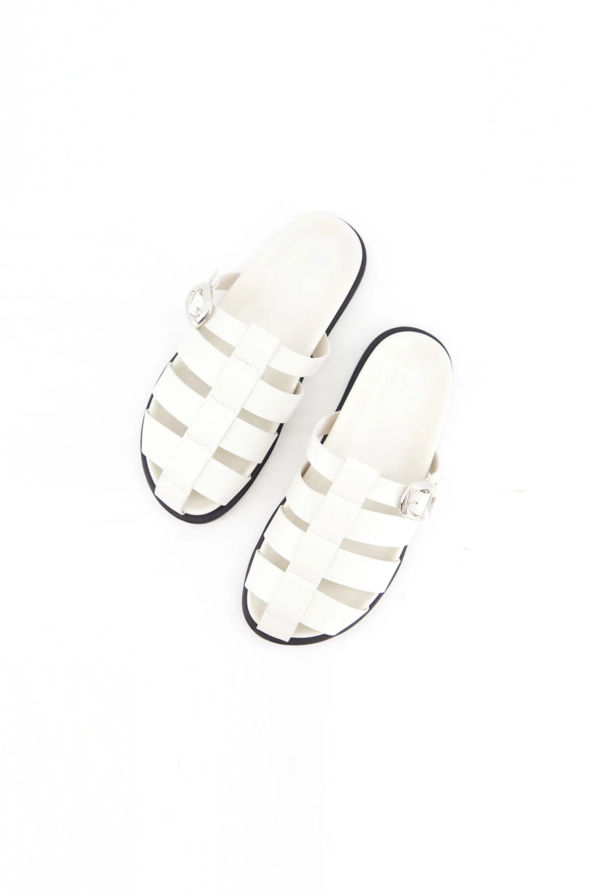 BUCKLED SLIDER SANDALS - Image 4