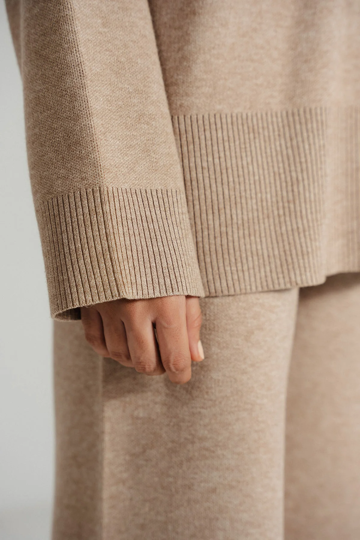 CAMEL CO-ORD SET - KNIT WEAR - Image 3