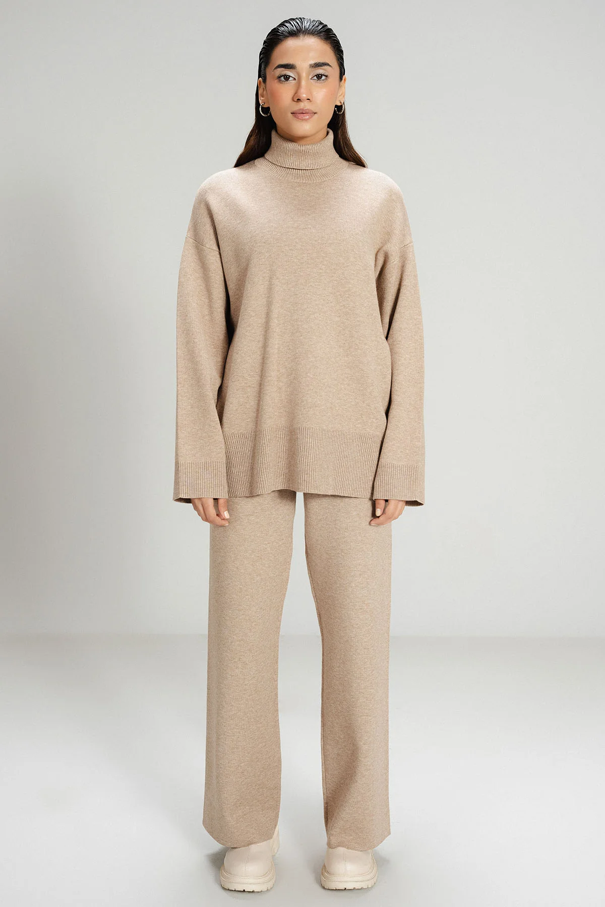 CAMEL CO-ORD SET - KNIT WEAR - Image 7