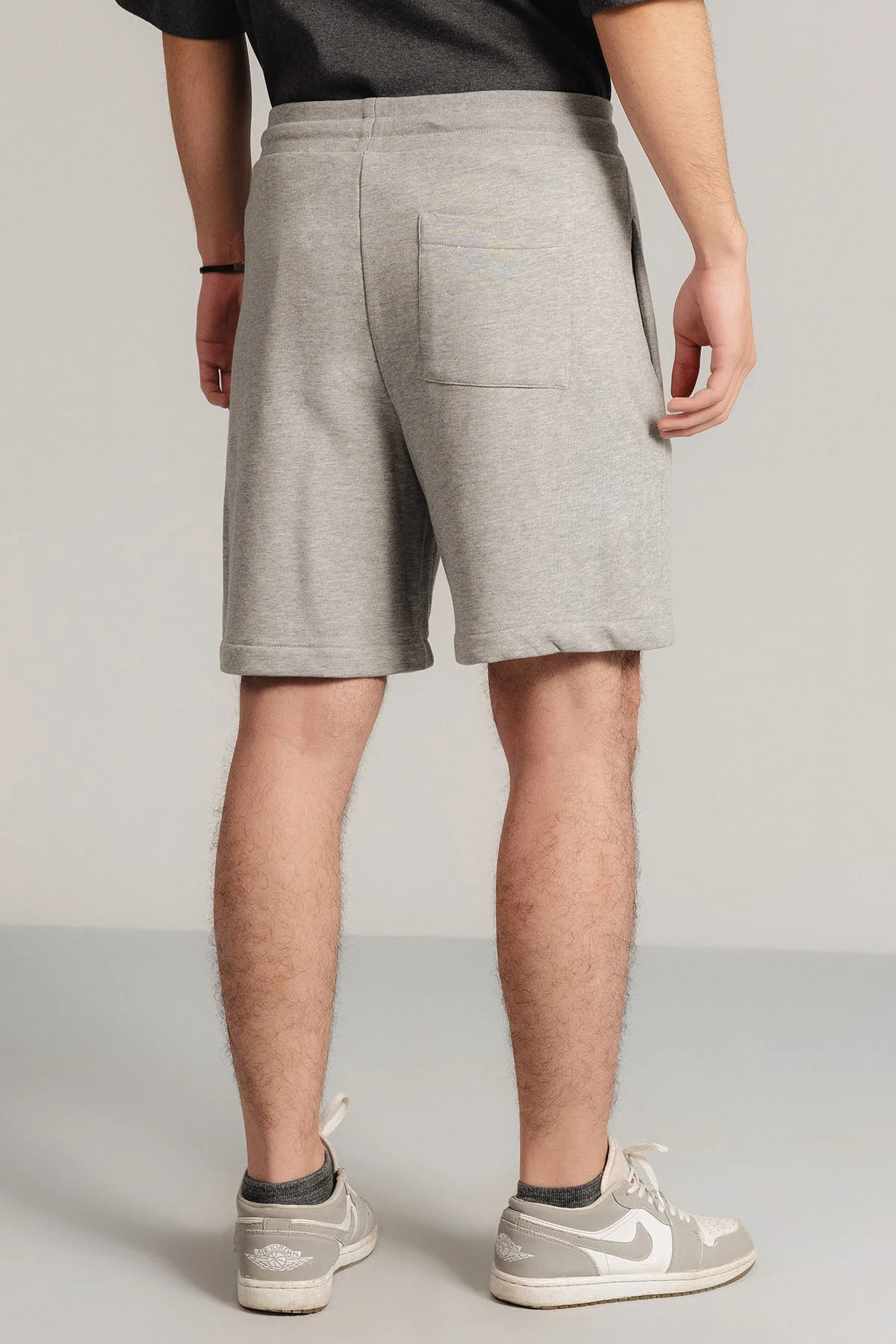 CASUAL DRAWSTRING TERRY SHORTS - Image 3
