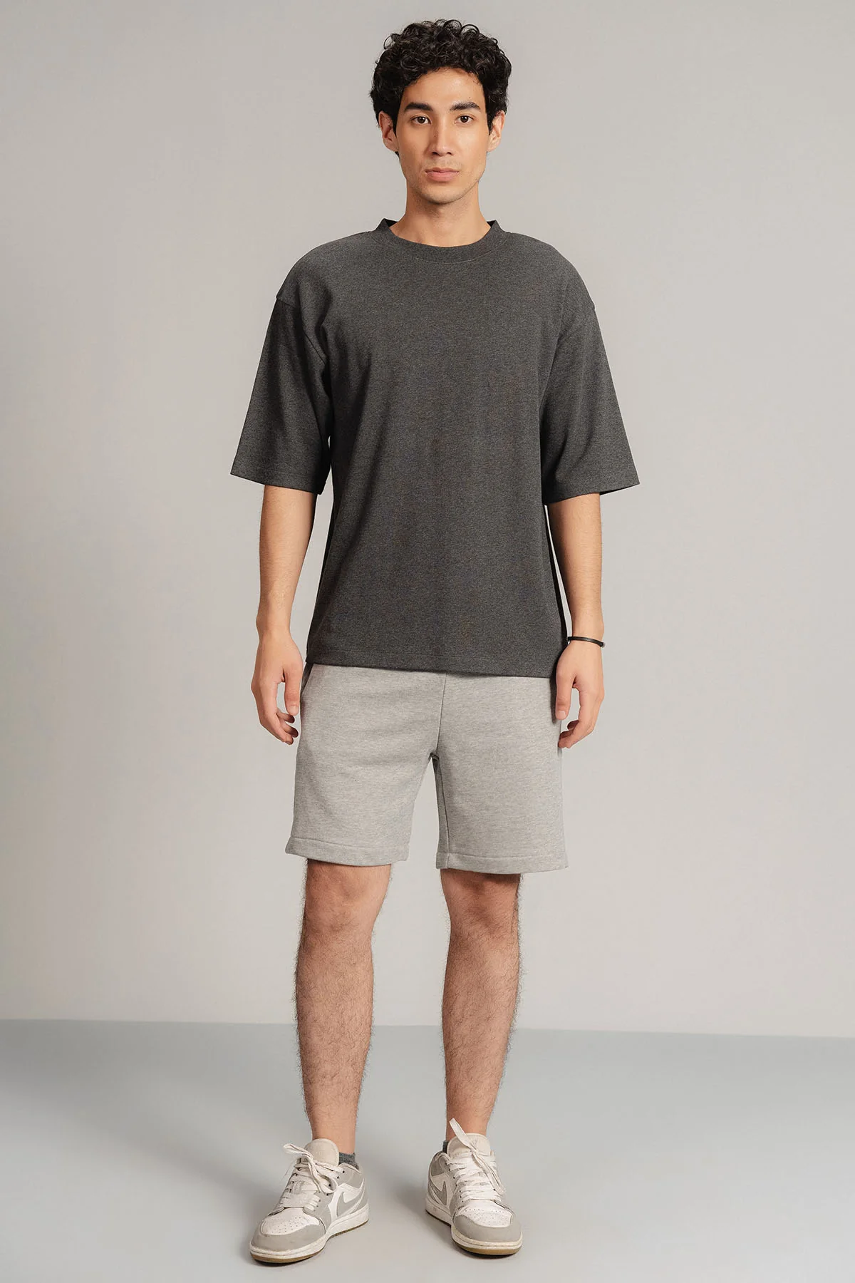 CASUAL DRAWSTRING TERRY SHORTS - Image 4