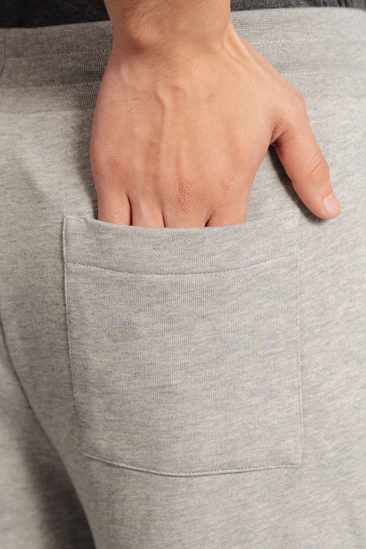CASUAL DRAWSTRING TERRY SHORTS - Image 6