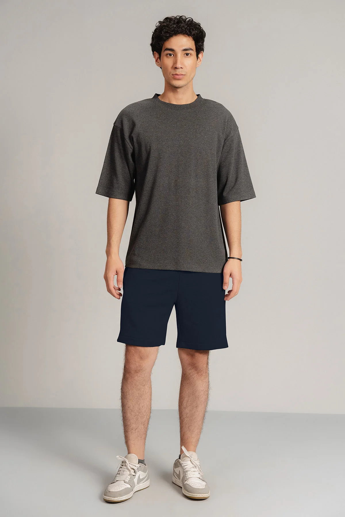 CASUAL DRAWSTRING TERRY SHORTS - Image 3