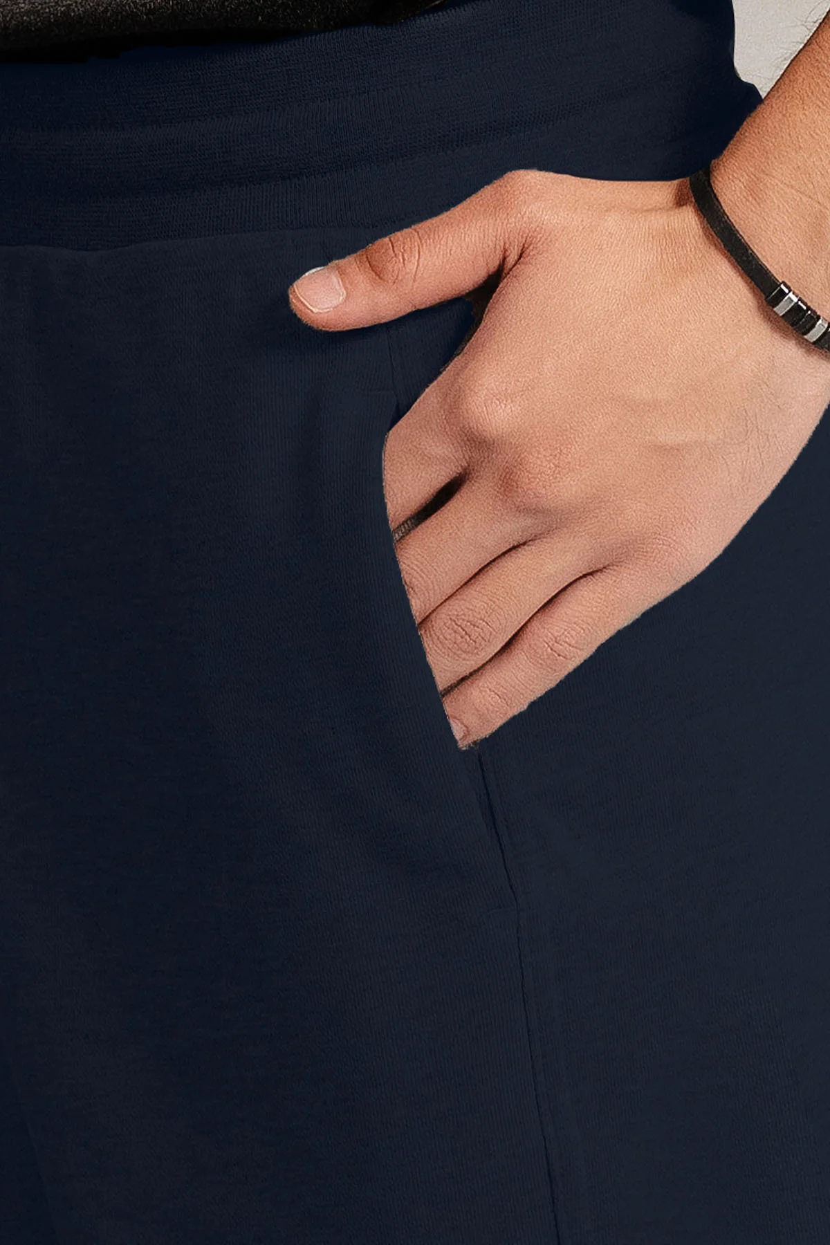 CASUAL DRAWSTRING TERRY SHORTS - Image 5
