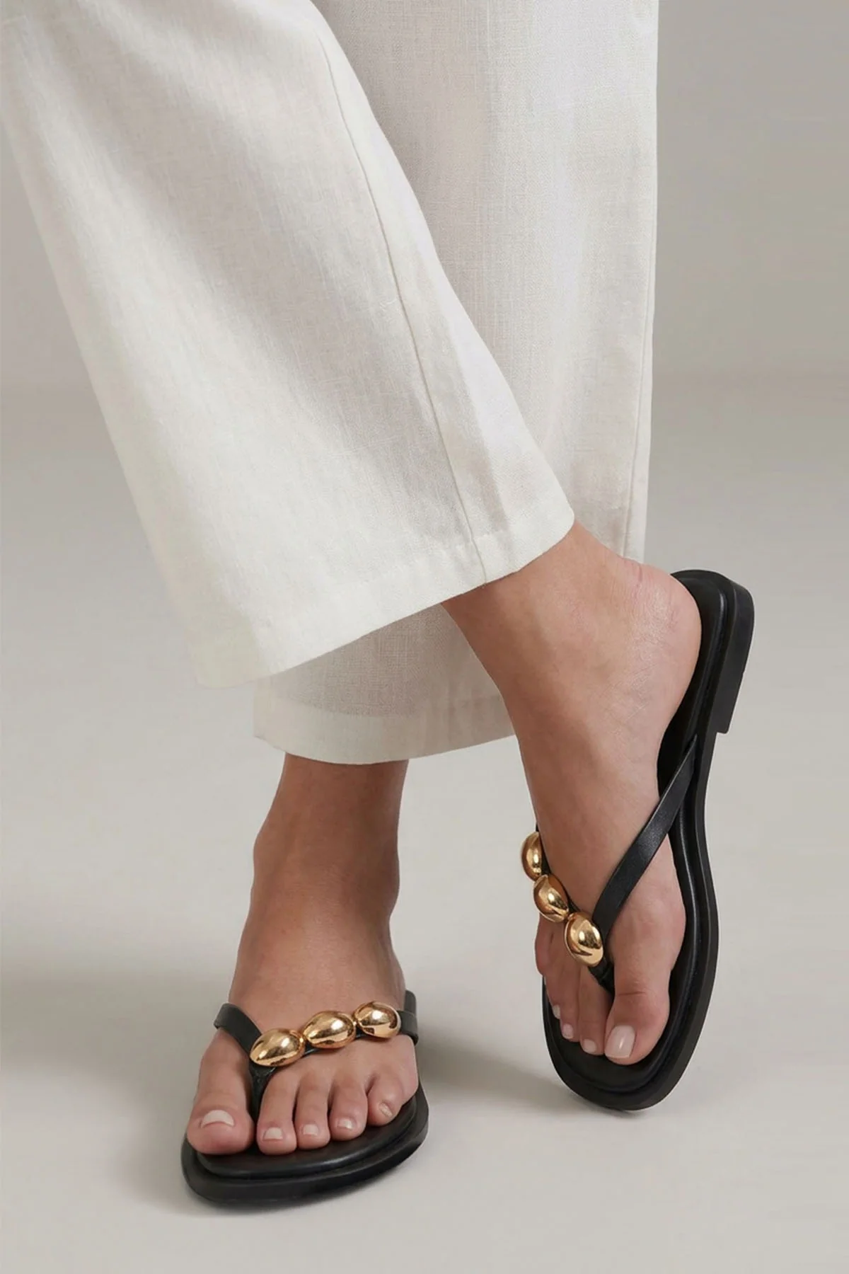 CHAIN STRAP SANDALS - Image 5