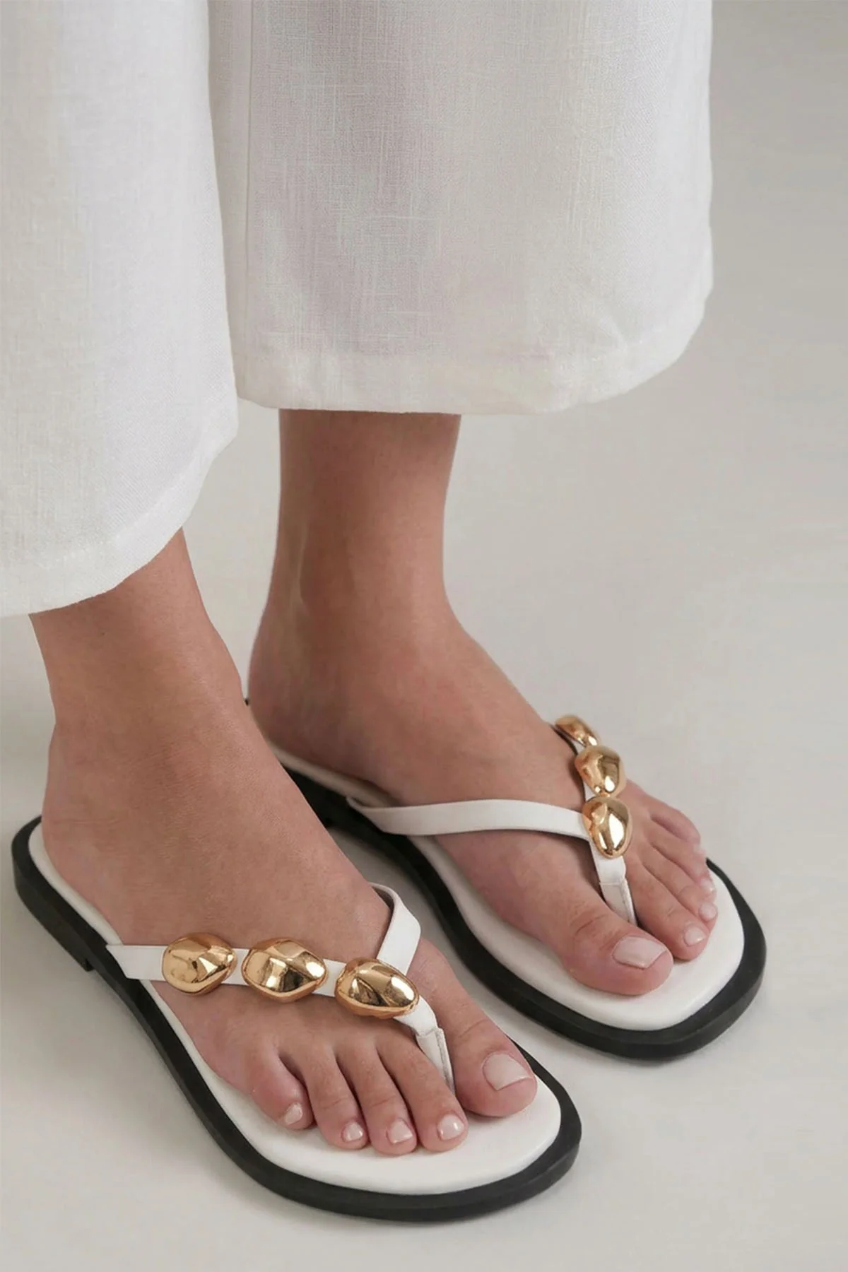 CHAIN STRAP SANDALS - Image 5