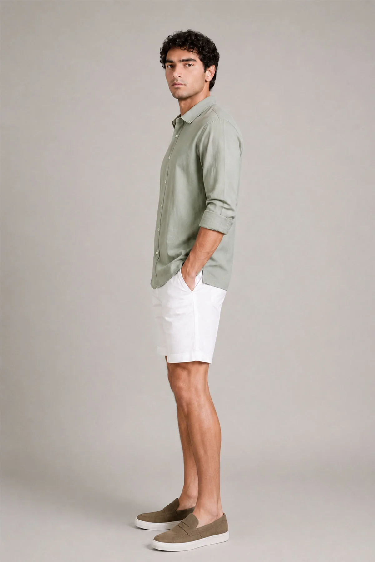 CLASSIC FULL SLEEVE 100% LINEN - Image 3