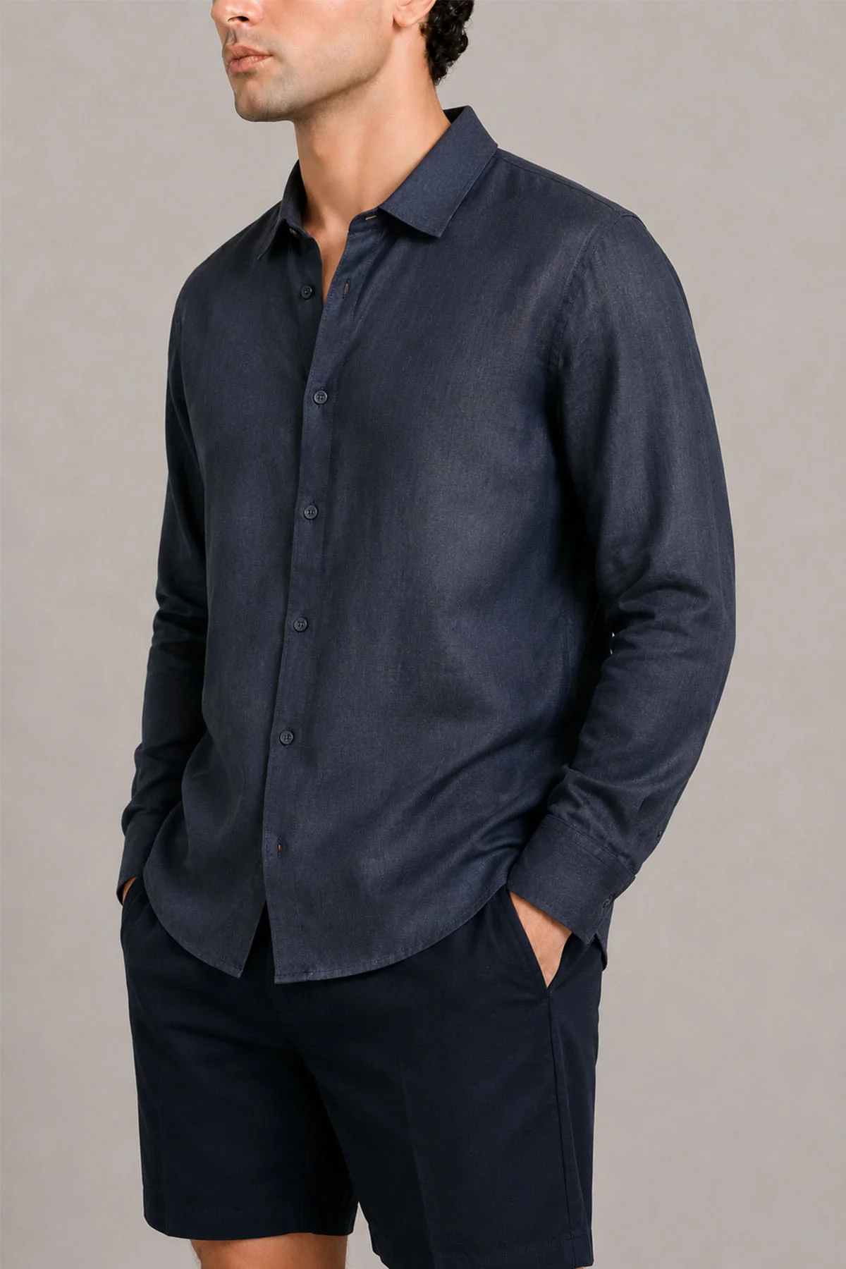 CLASSIC FULL SLEEVE 100% LINEN - Image 2