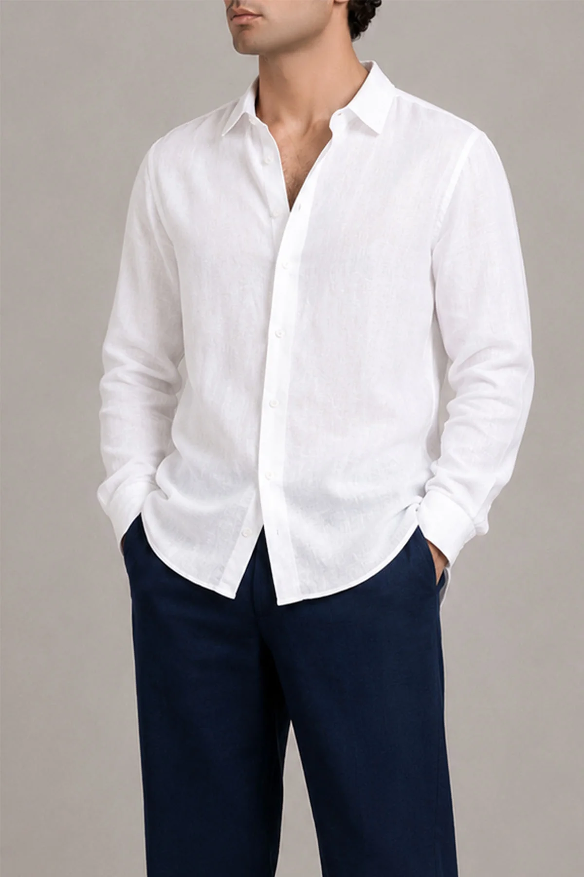 CLASSIC FULL SLEEVE 100% LINEN - Image 2