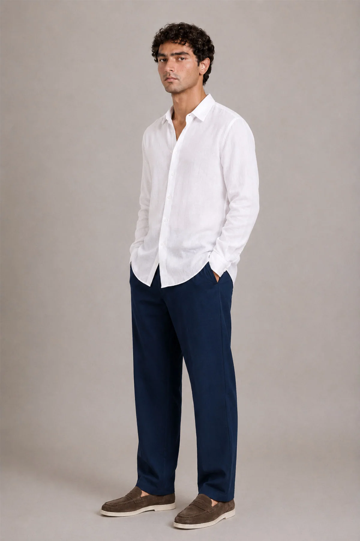 CLASSIC FULL SLEEVE 100% LINEN - Image 3