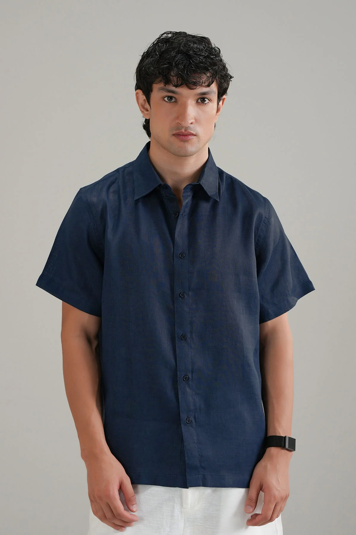 CLASSIC HALF SLEEVE 100% LINEN