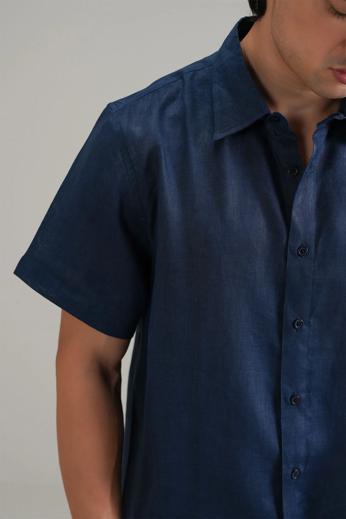 CLASSIC HALF SLEEVE 100% LINEN - Image 2
