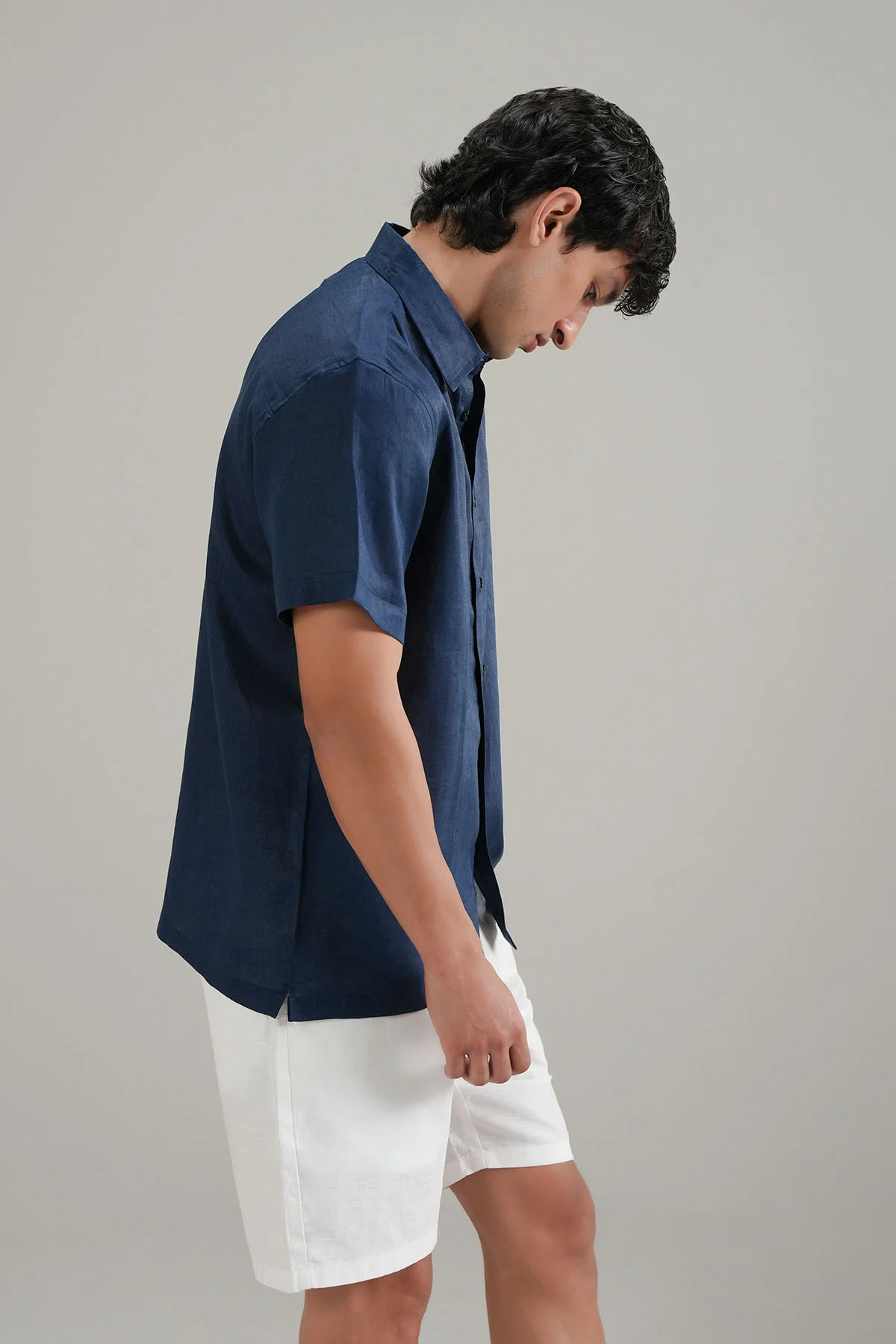 CLASSIC HALF SLEEVE 100% LINEN - Image 3
