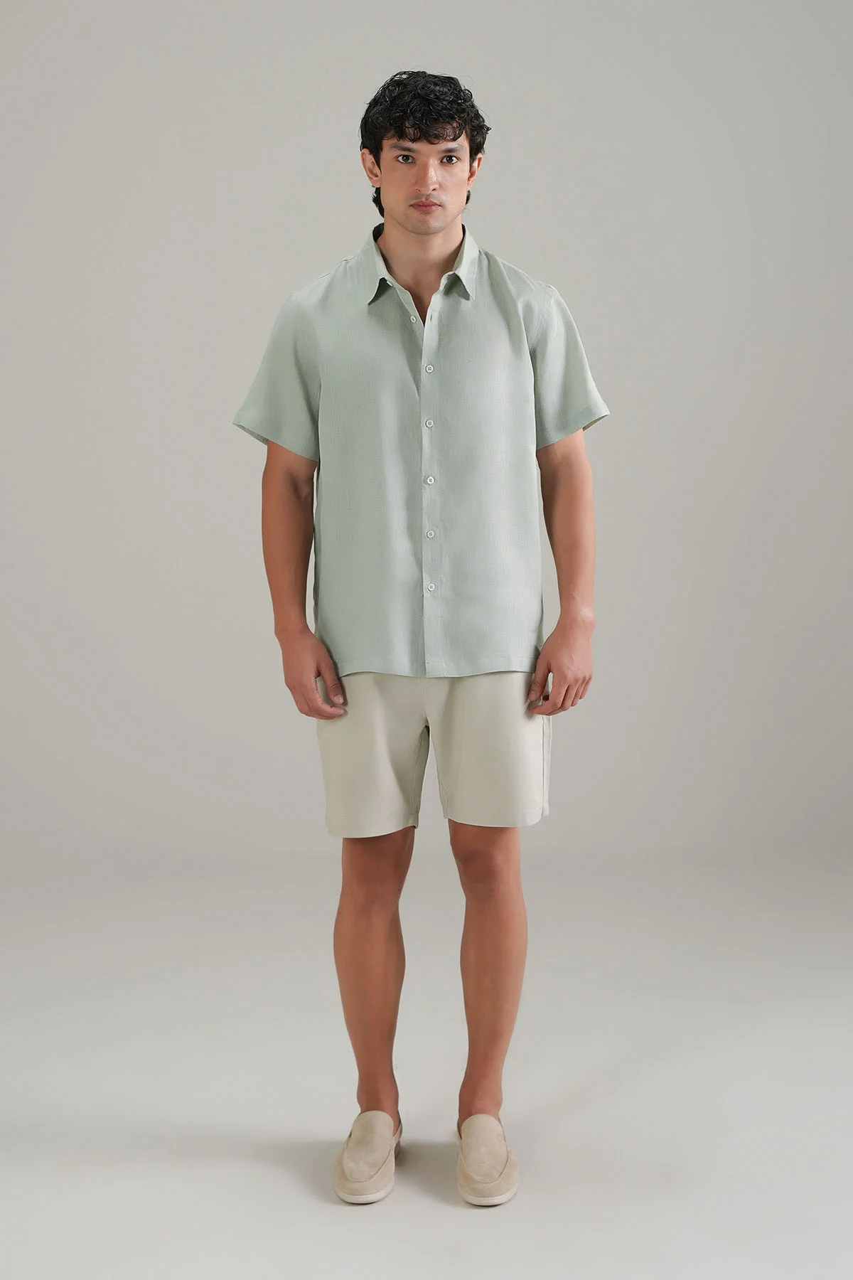 CLASSIC HALF SLEEVE 100% LINEN