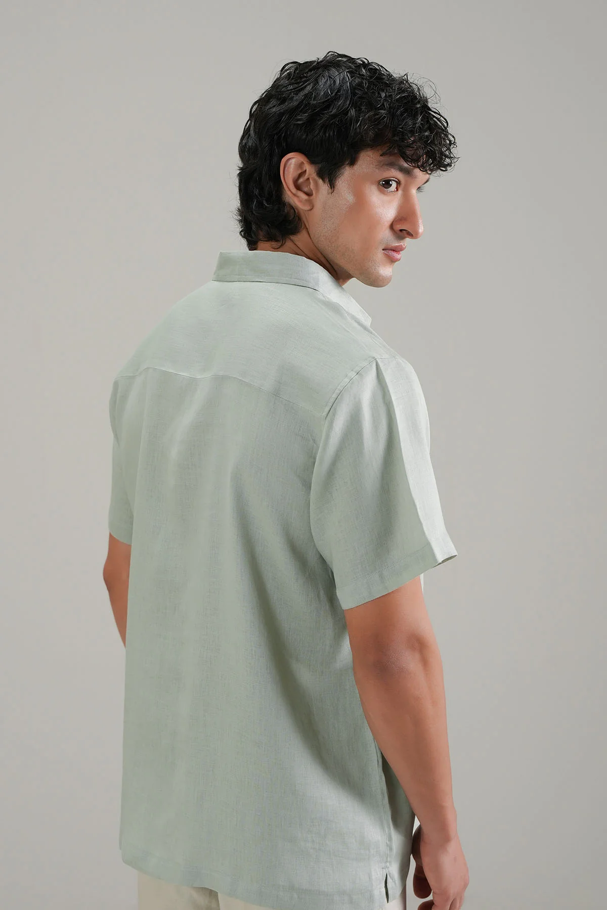 CLASSIC HALF SLEEVE 100% LINEN - Image 6