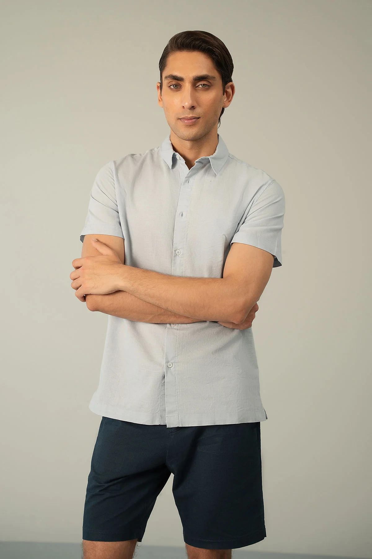 CLASSIC LINEN BLEND SHIRT