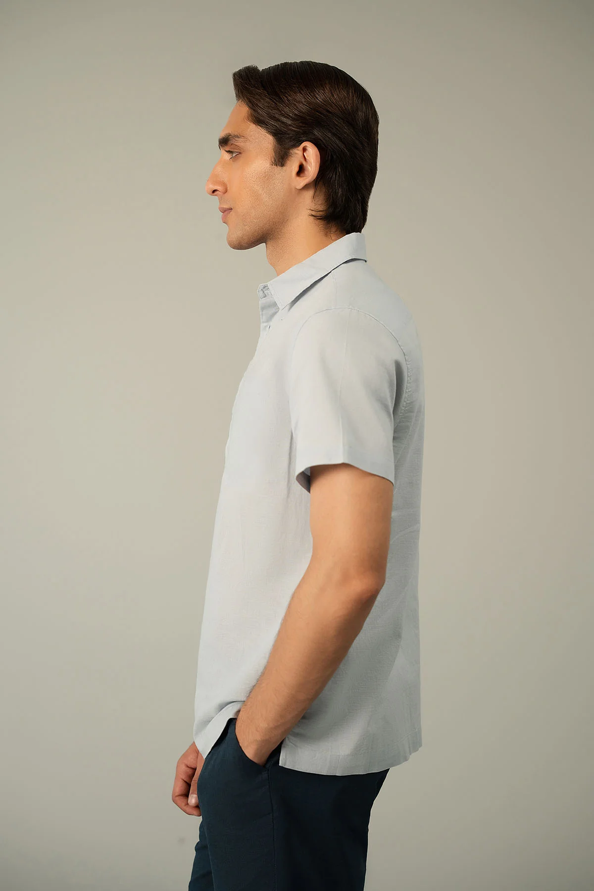 CLASSIC LINEN BLEND SHIRT - Image 7