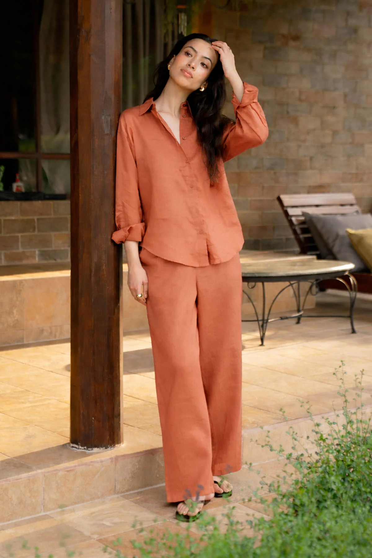 CLASSIC LINEN SHIRT- 100% LINEN - Image 2