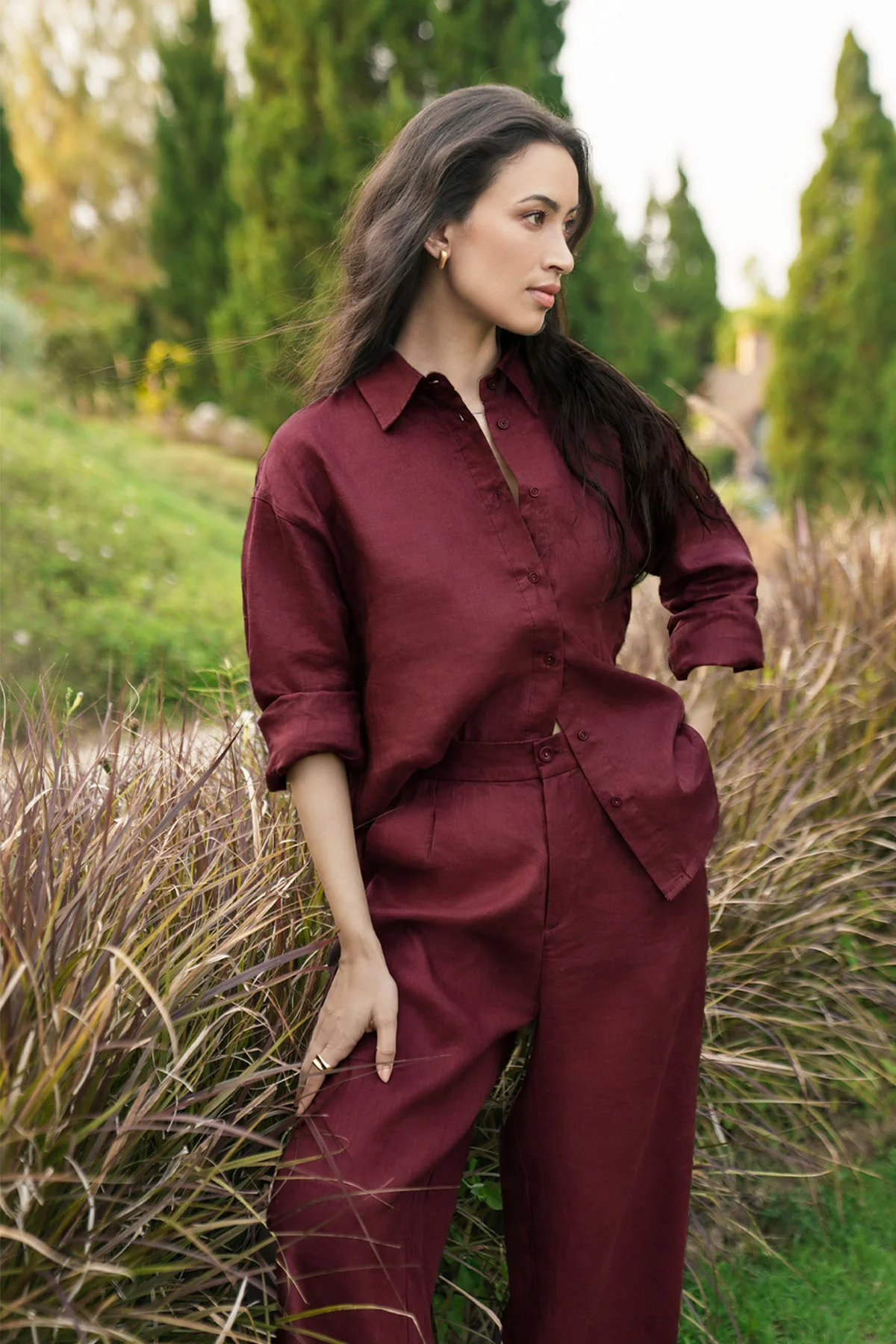 CLASSIC LINEN SHIRT-100% LINEN - Image 3