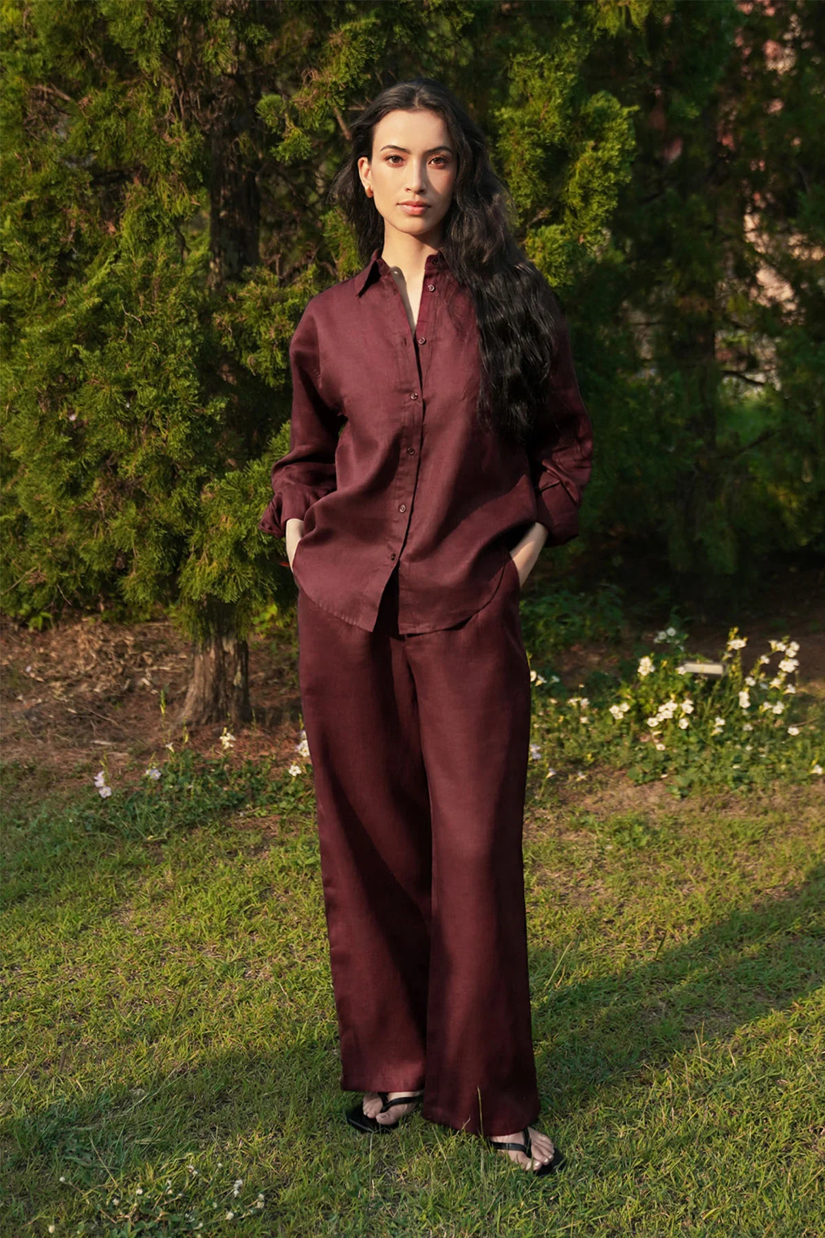 CLASSIC LINEN SHIRT-100% LINEN - Image 4