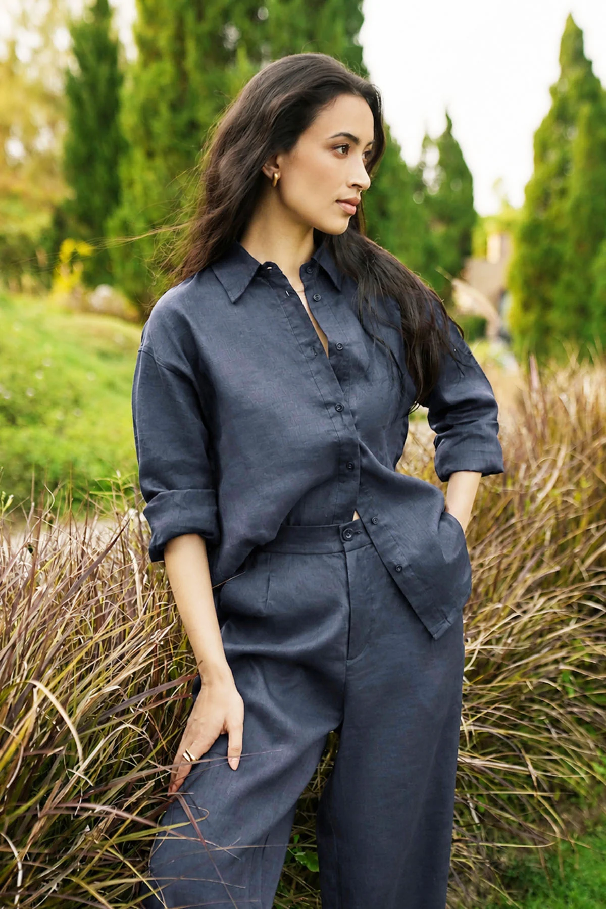 CLASSIC LINEN SHIRT-100% LINEN - Image 3
