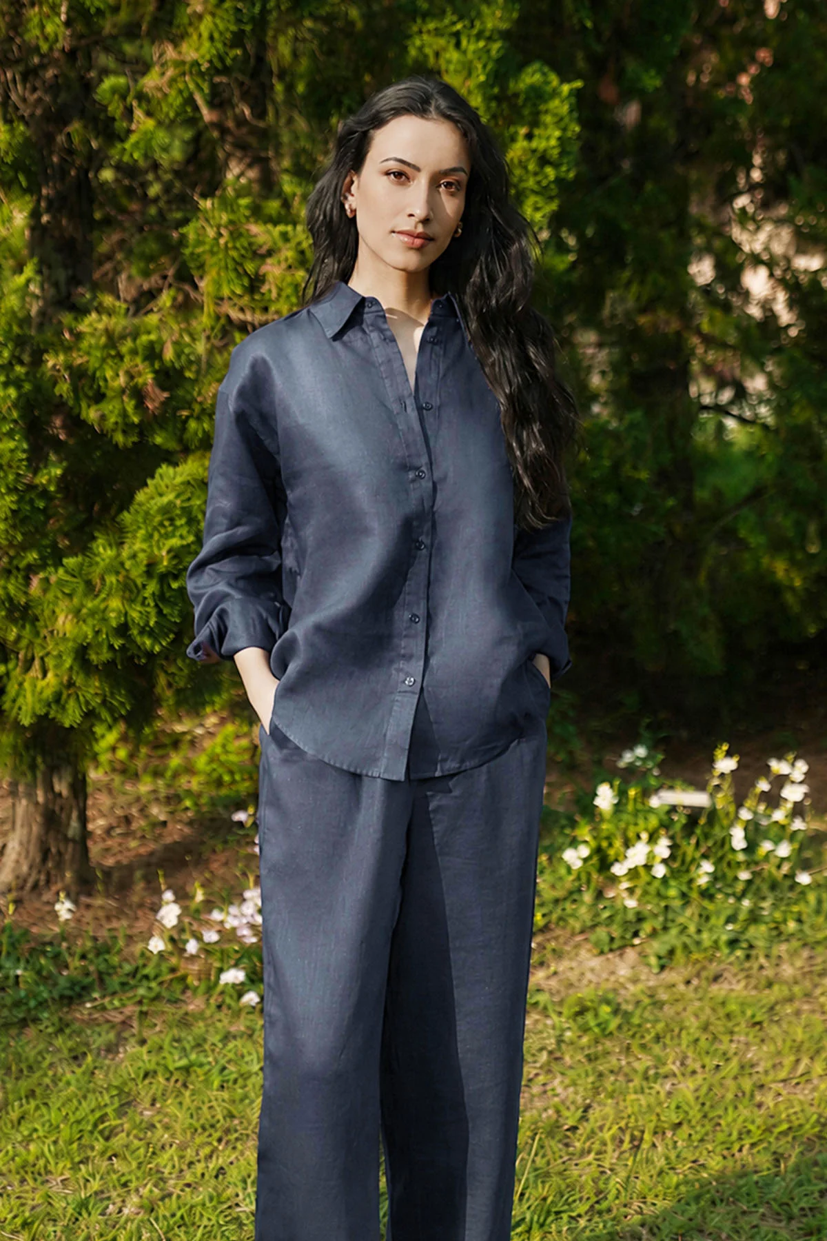 CLASSIC LINEN SHIRT-100% LINEN - Image 4
