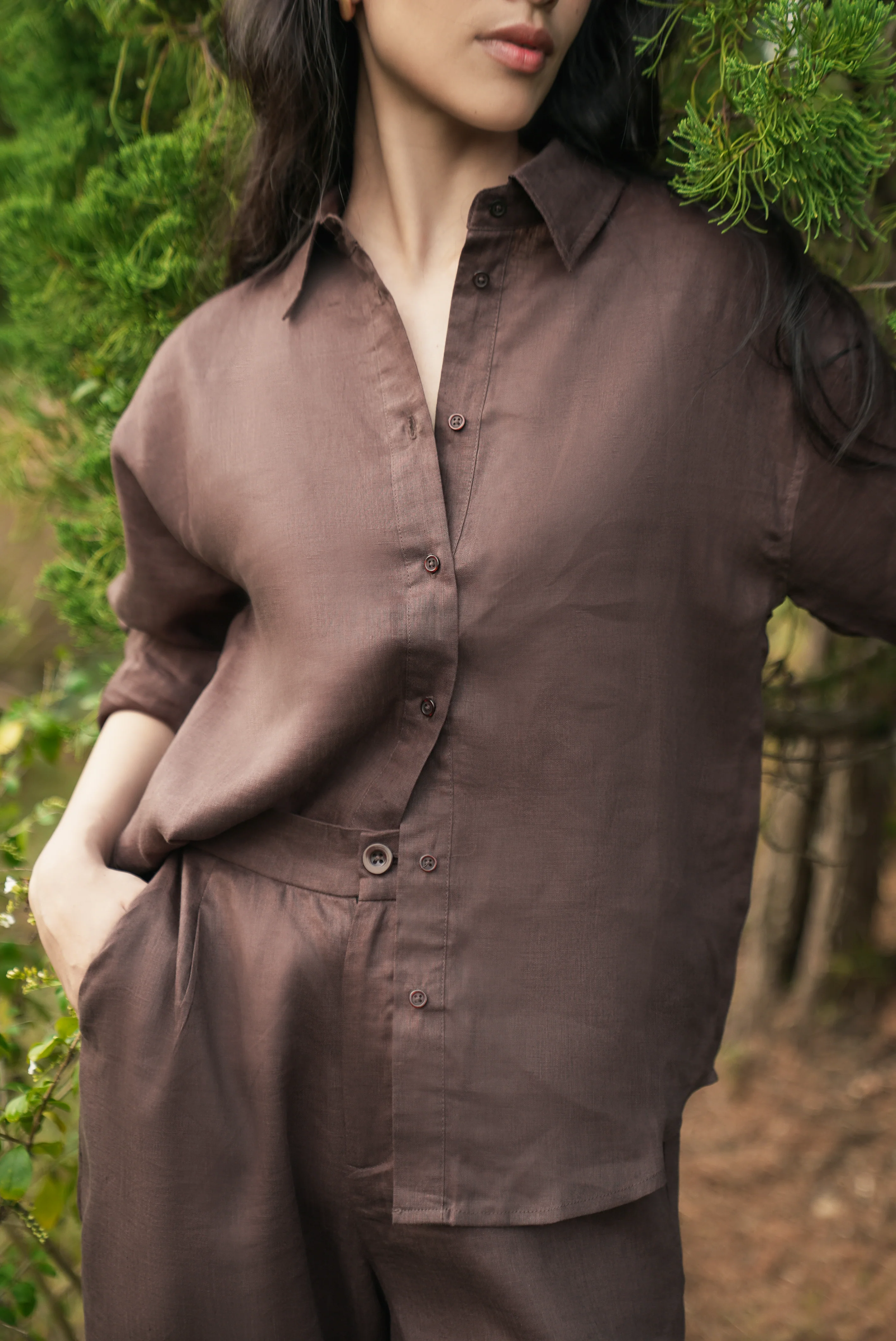 CLASSIC LINEN SHIRT- 100% LINEN - Image 4