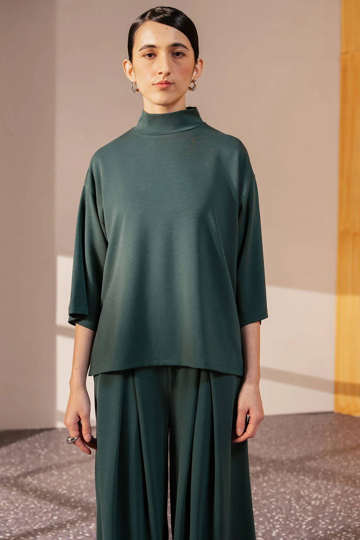 COWL NECK QUARTER SLEEVE CLOUDLUX - Image 3