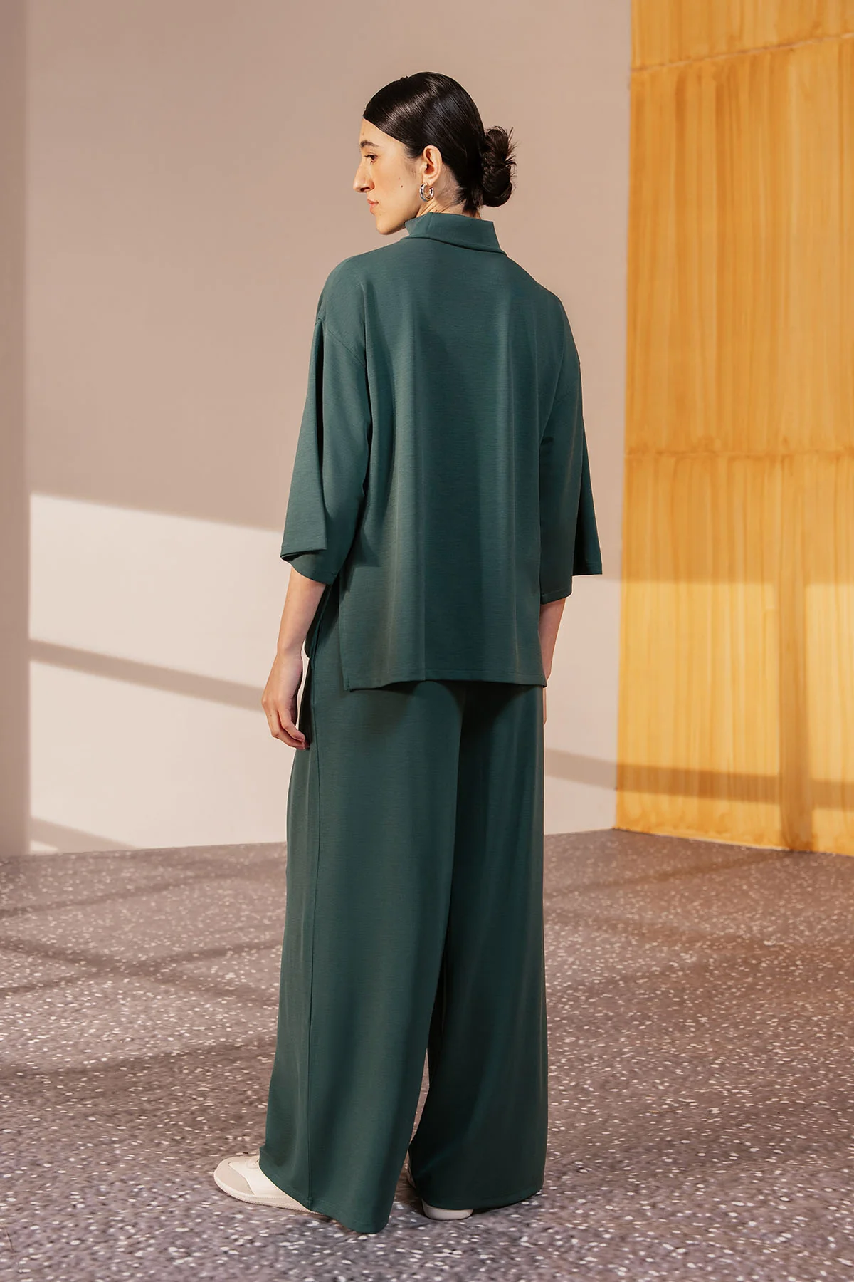 COWL NECK QUARTER SLEEVE CLOUDLUX - Image 5