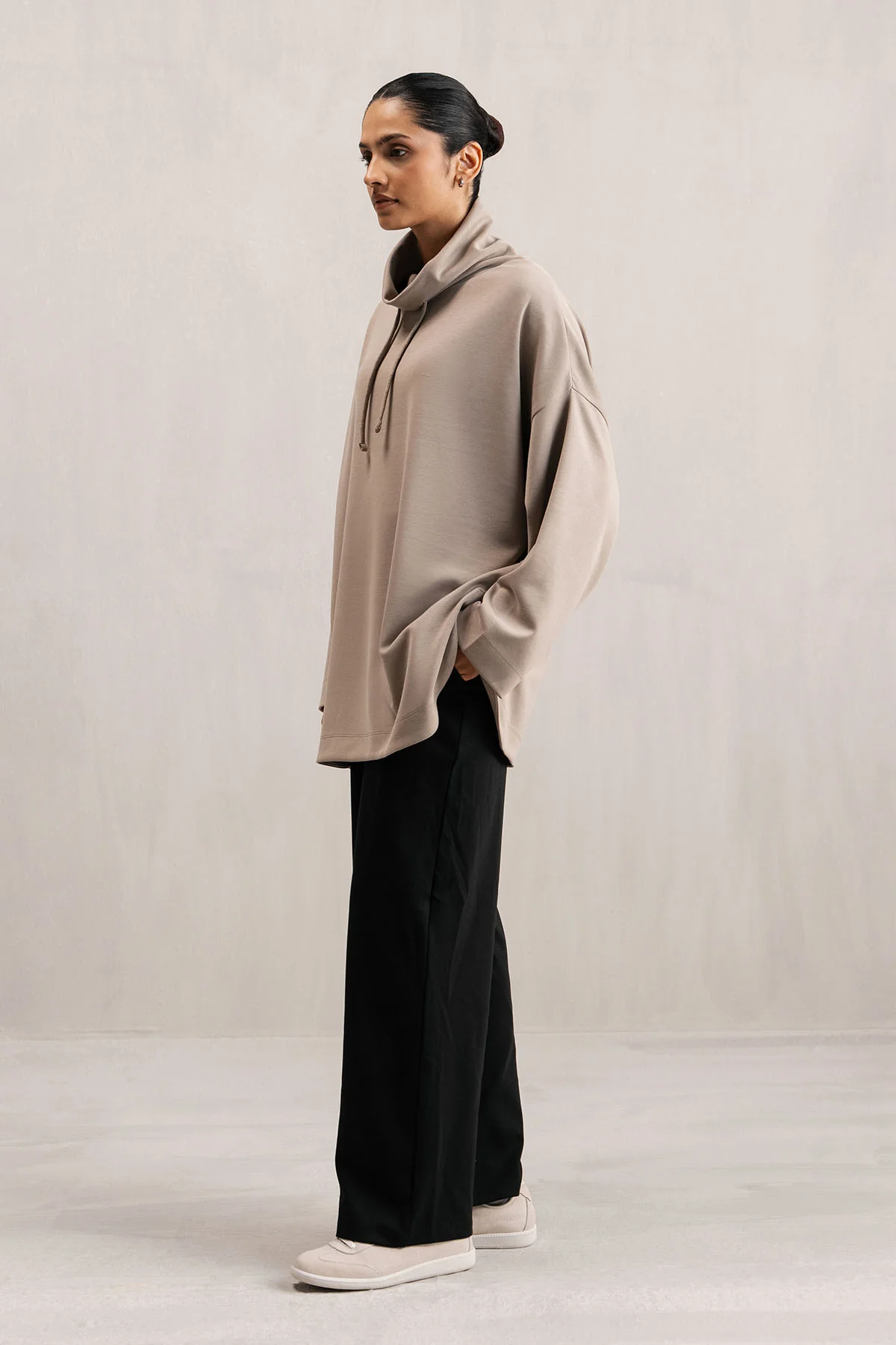 COWL NECK SHIRT CLOUDLUX LIGHT - Image 5