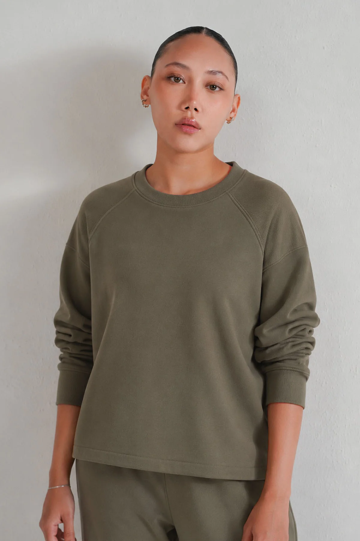 CREWNECK TOP-CLOUDLUX LIGHT