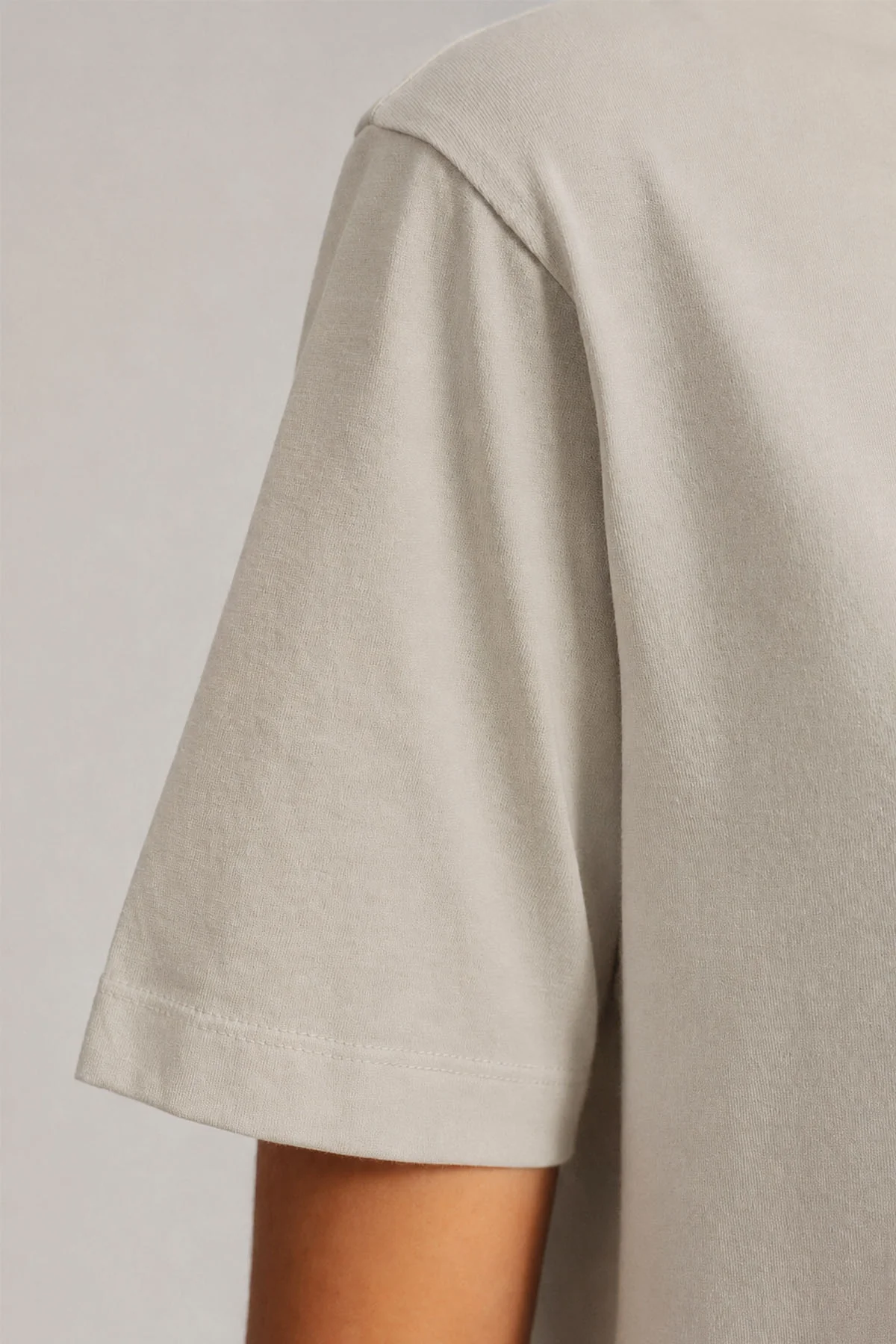 CROPPED T-SHIRT SUPIMA COTTON - Image 3