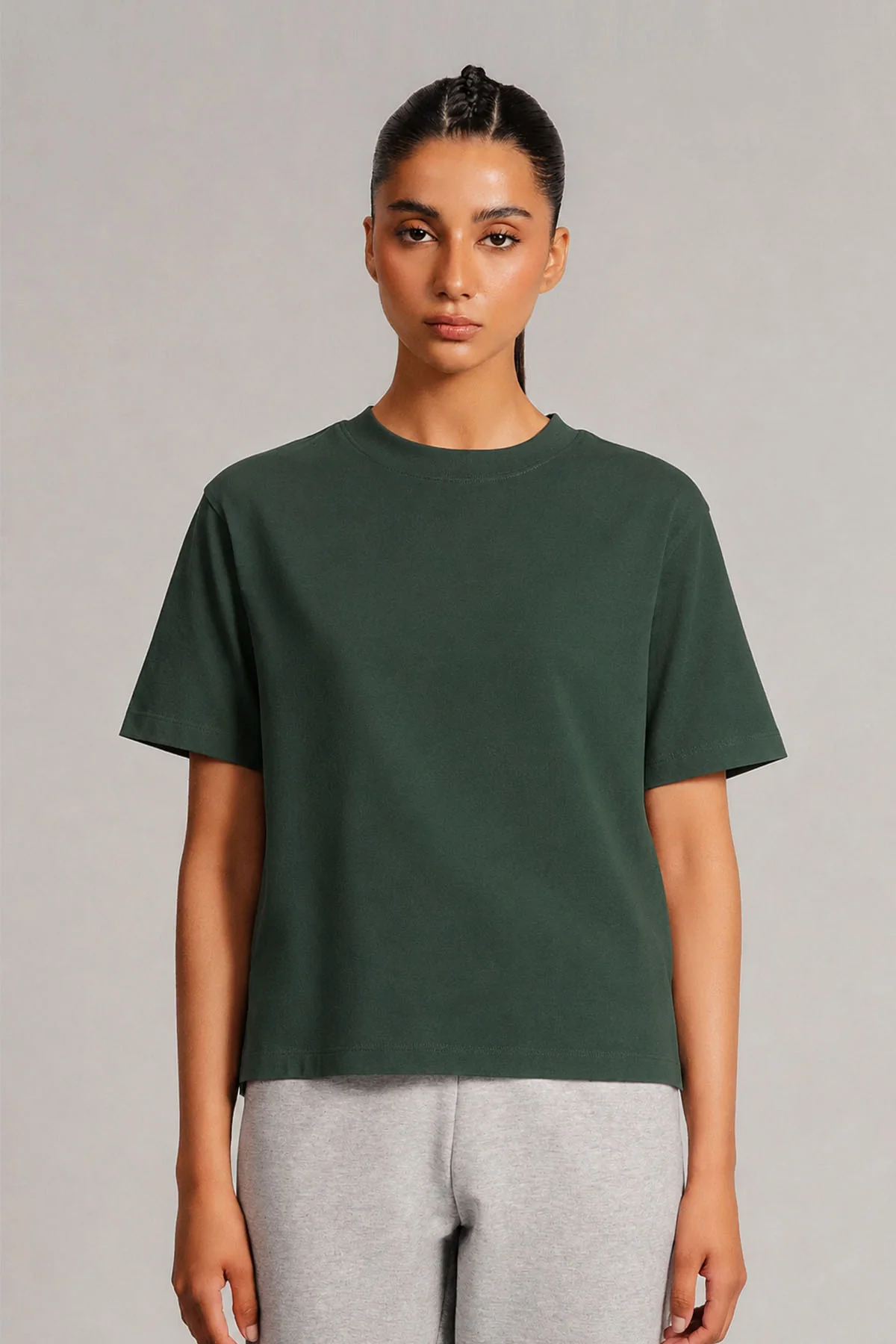 CROPPED T-SHIRT SUPIMA COTTON - Image 2
