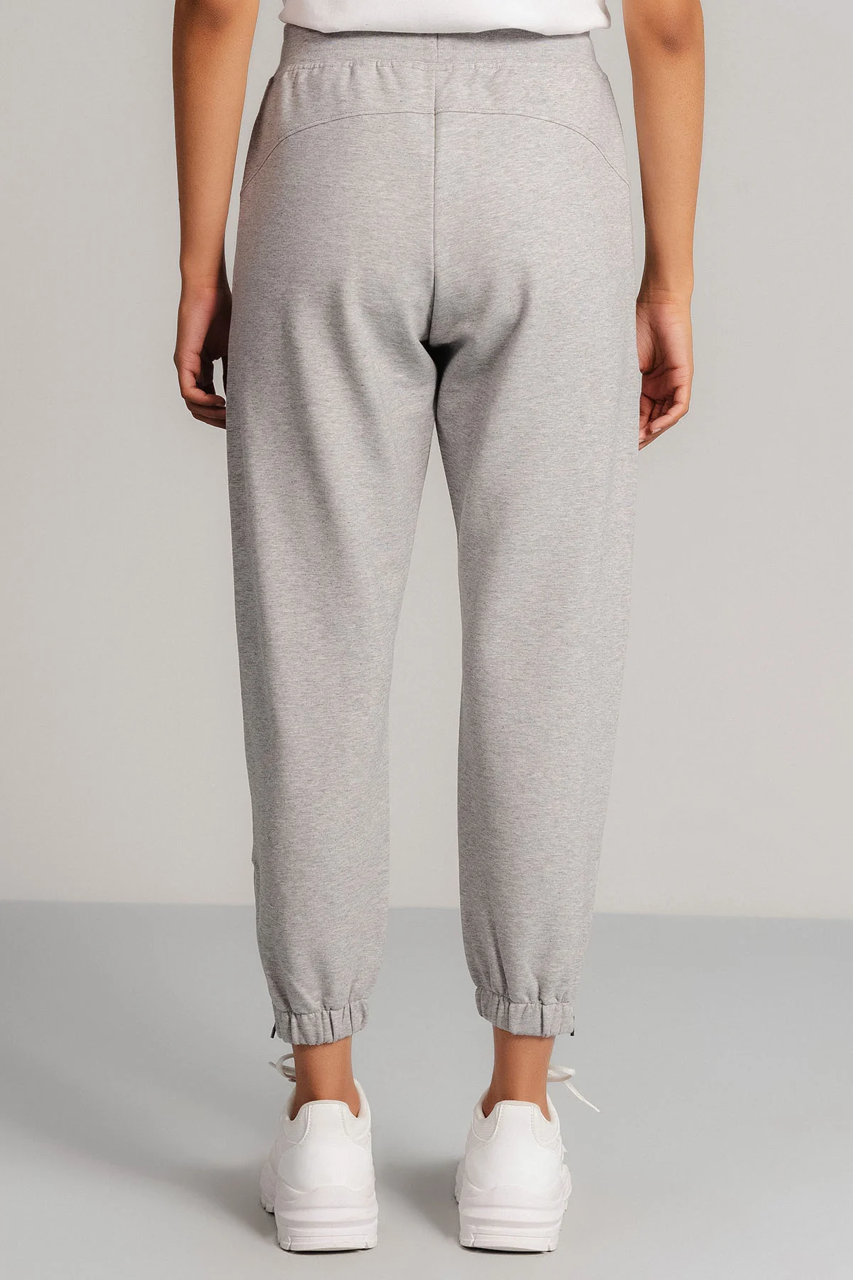 CROPPED WORKOUT PANTS-FRENCH TERRY - Image 4