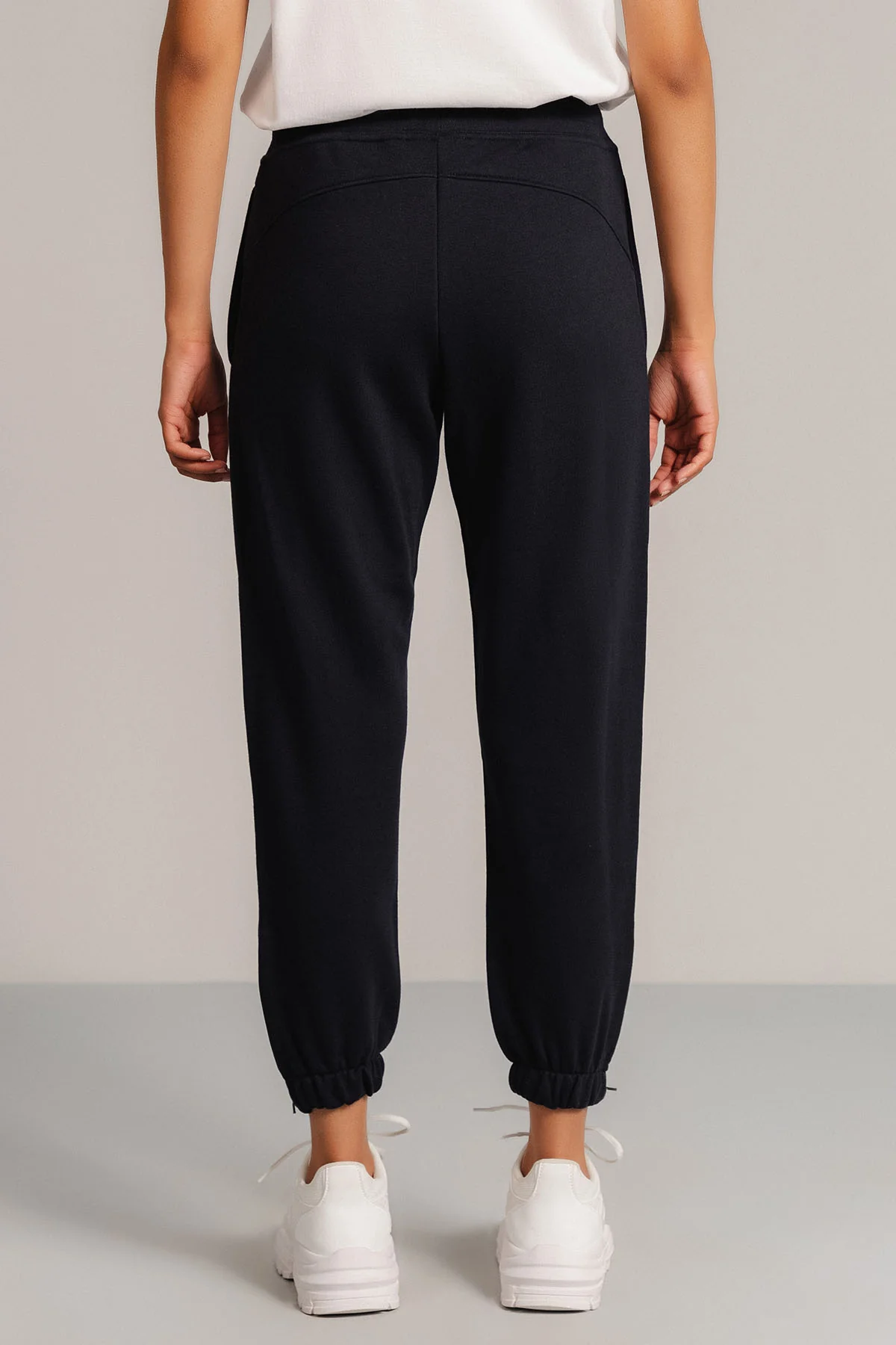 CROPPED WORKOUT PANTS-FRENCH TERRY - Image 3