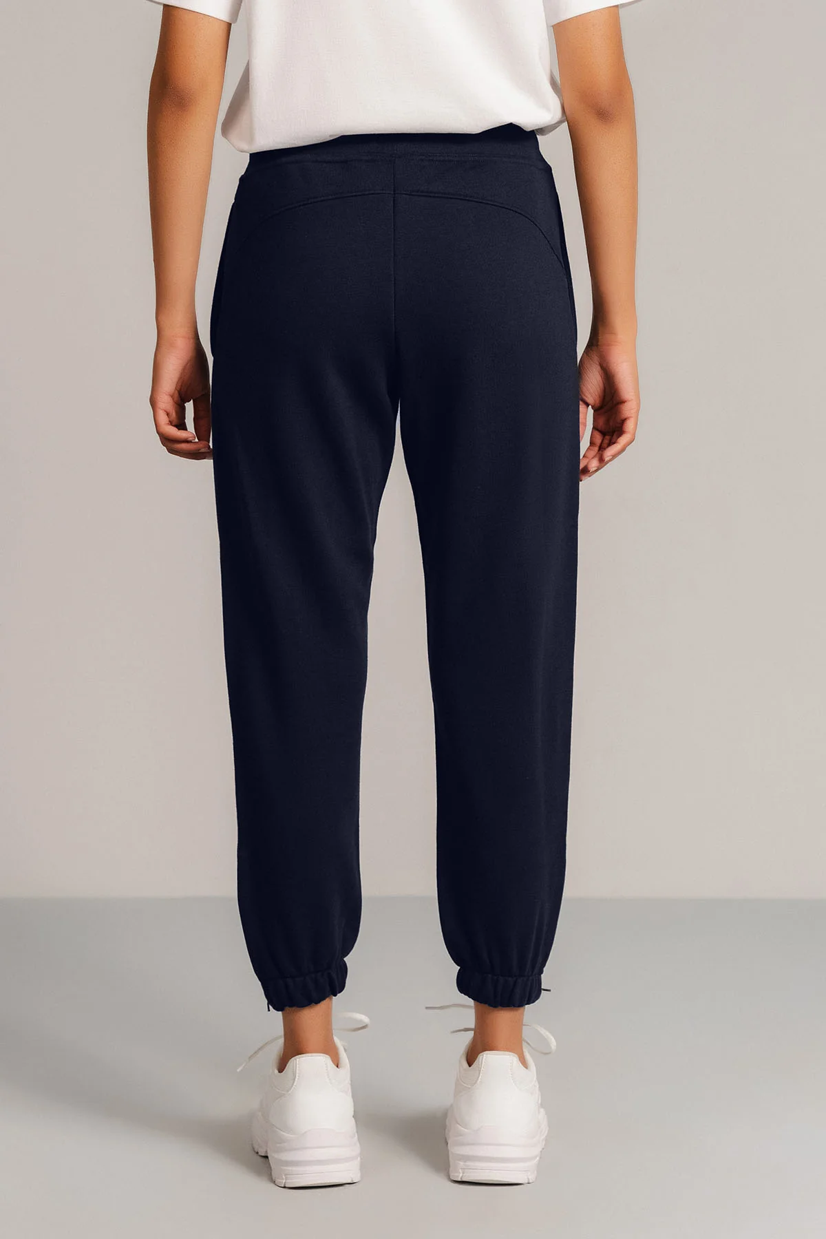 CROPPED WORKOUT PANTS-FRENCH TERRY - Image 5