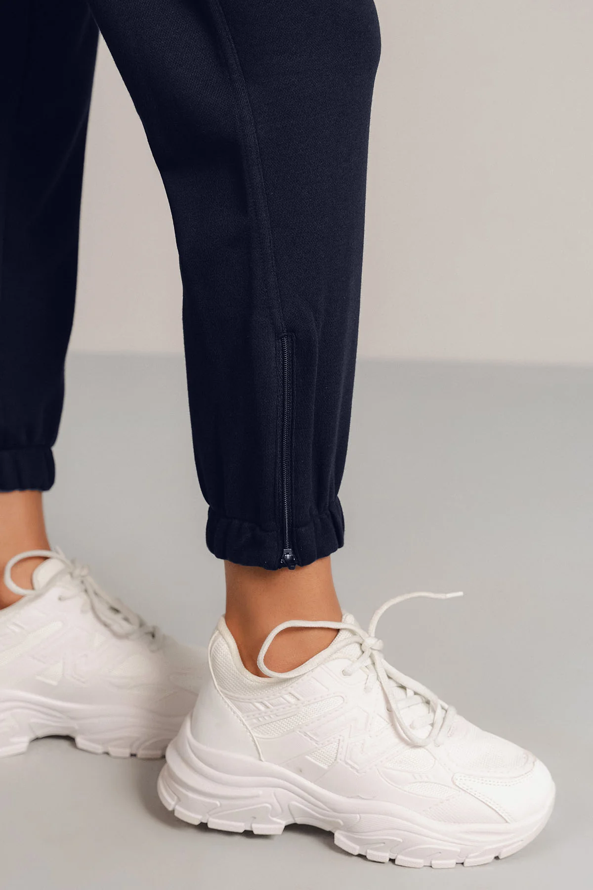 CROPPED WORKOUT PANTS-FRENCH TERRY - Image 8