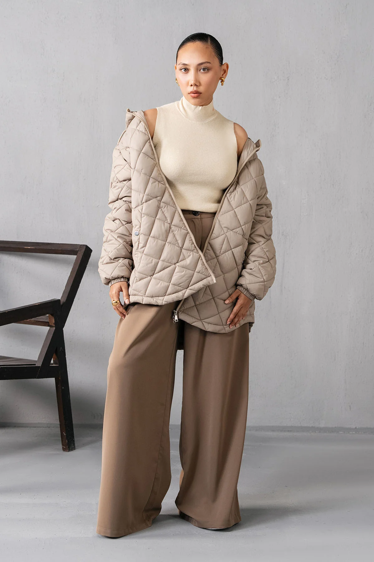 DIAMOND QUILTED-PARKA - Image 3