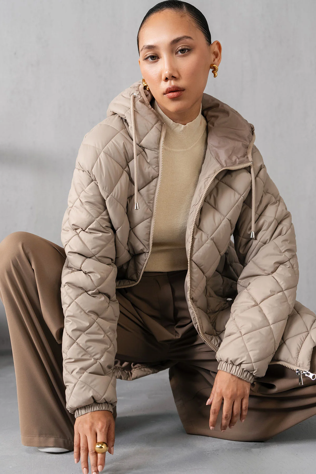 DIAMOND QUILTED-PARKA - Image 4