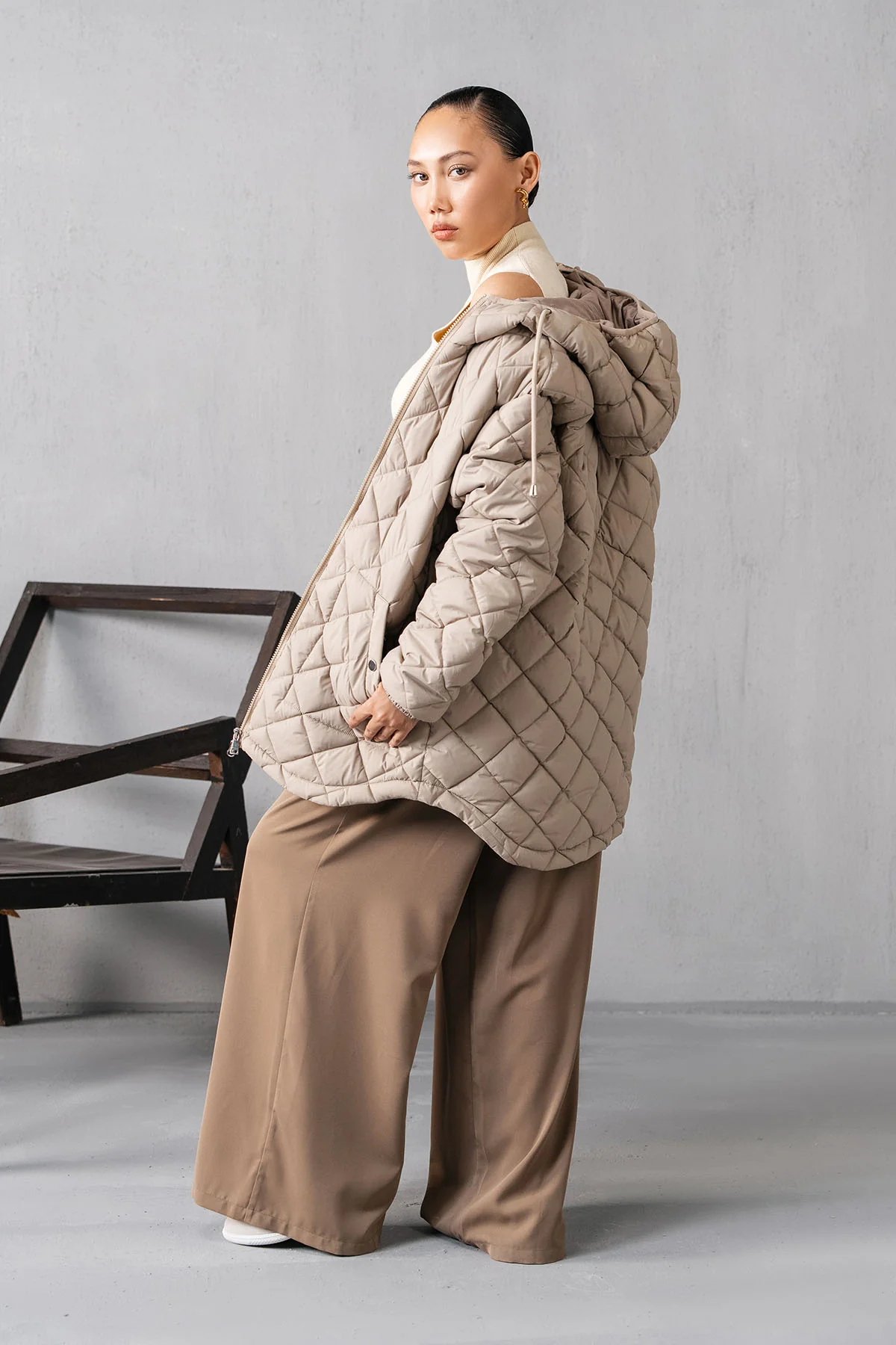 DIAMOND QUILTED-PARKA - Image 5