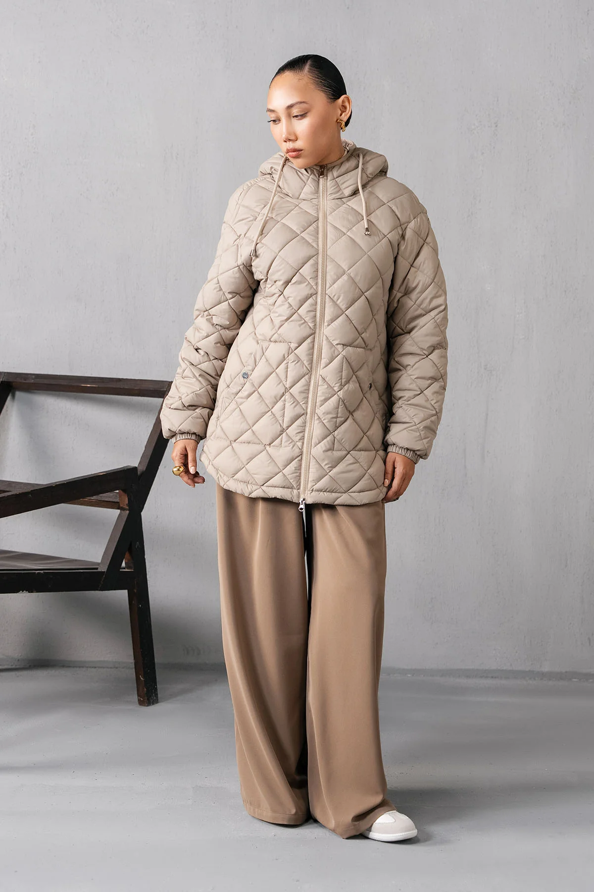 DIAMOND QUILTED-PARKA - Image 6