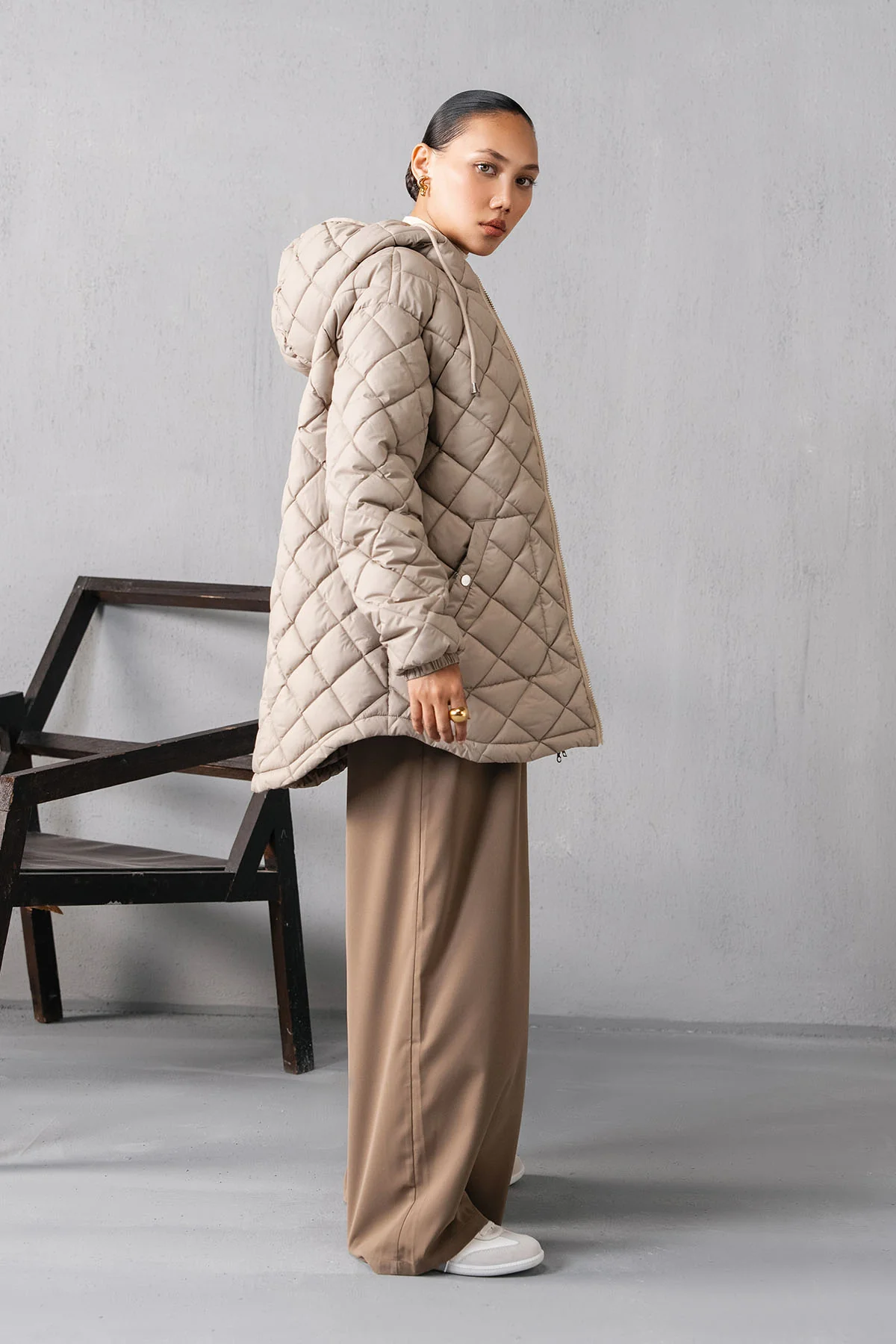 DIAMOND QUILTED-PARKA - Image 7