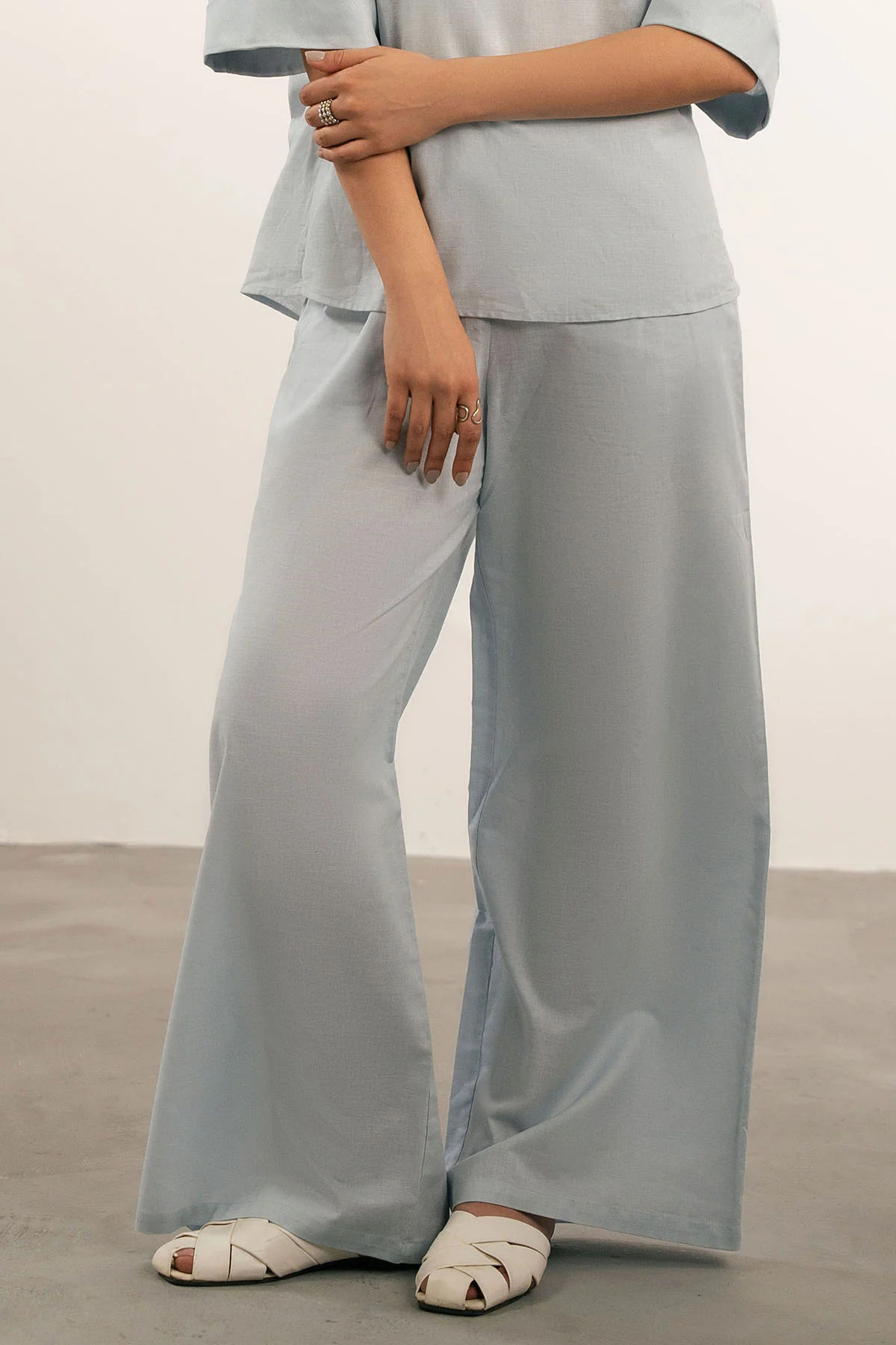 DRAW STRING LINEN TROUSERS - Image 3