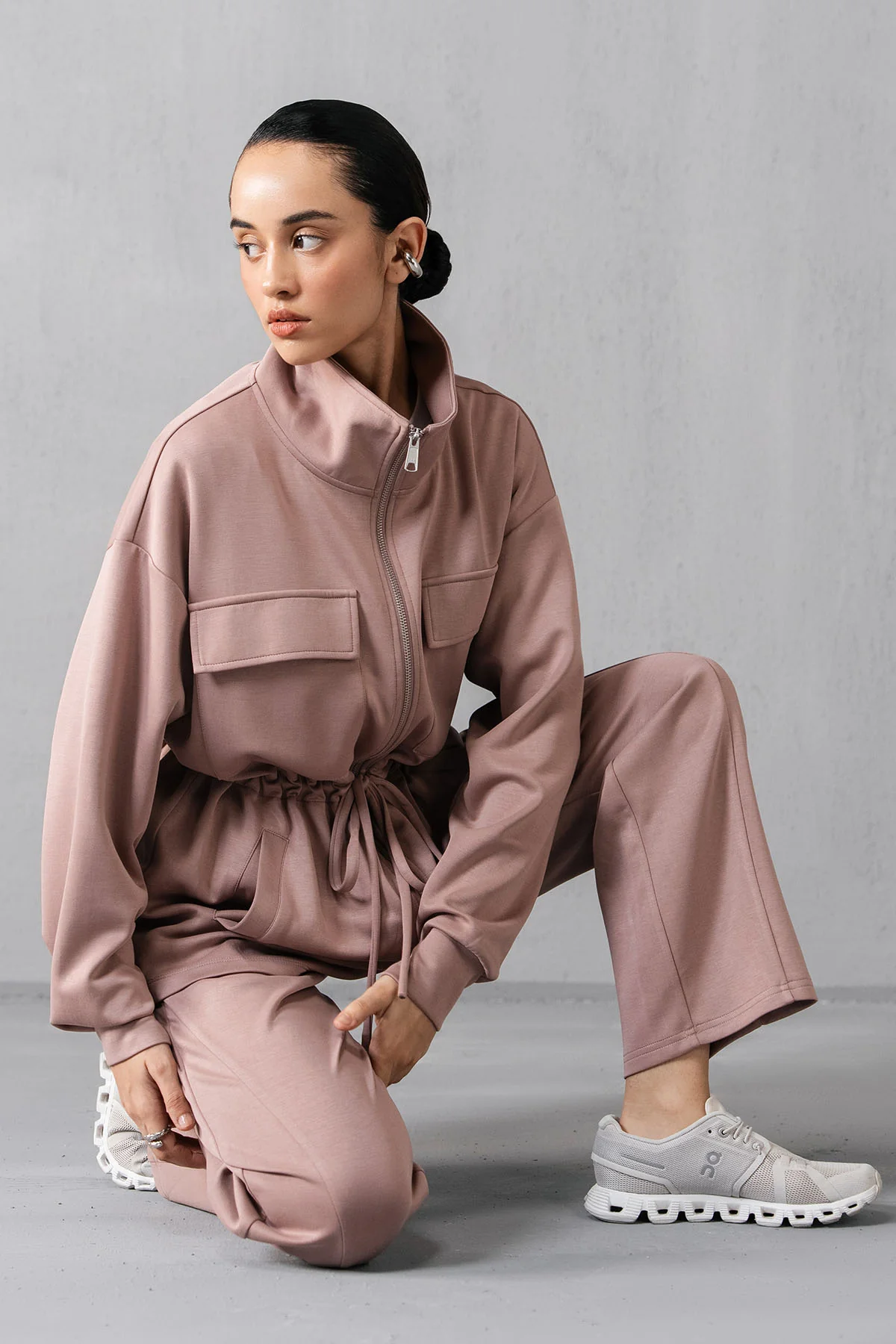 DRAWCORD HEM RELAXED PANTS - CLOUDLUX - Image 3